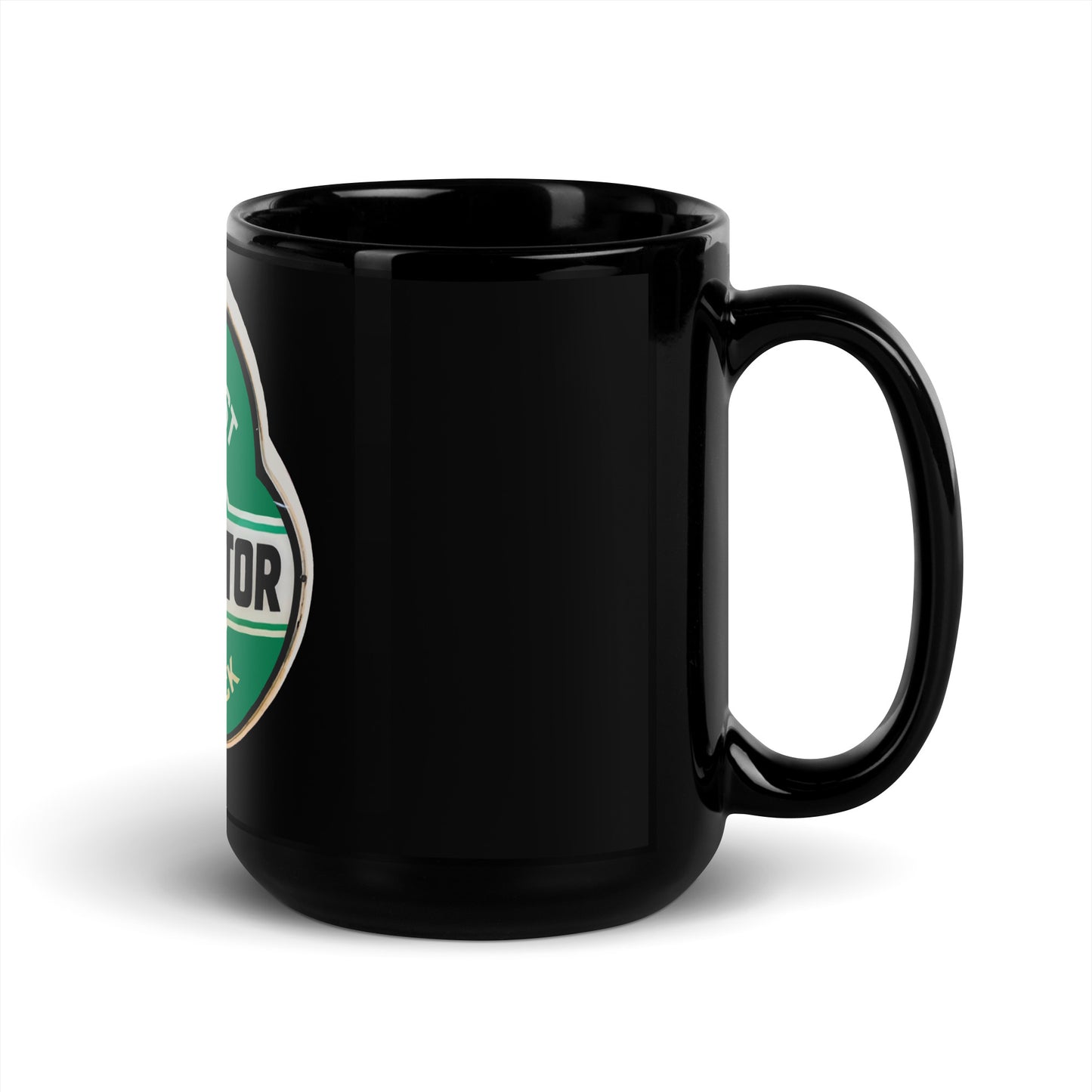 Vintage Kool Motor Globe Style Black Glossy Mug