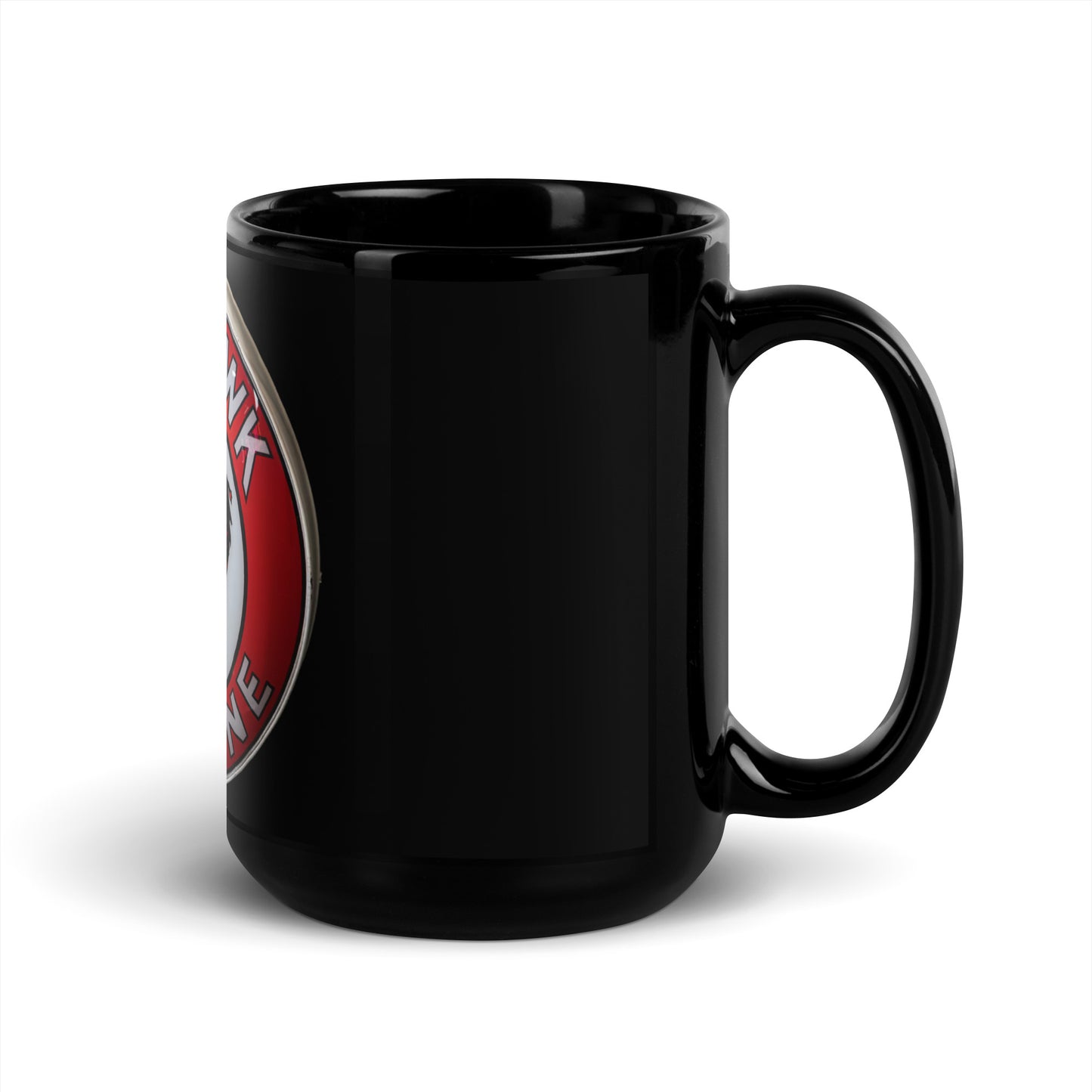 Vintage Mohawk Gas Globe Black Glossy Mug