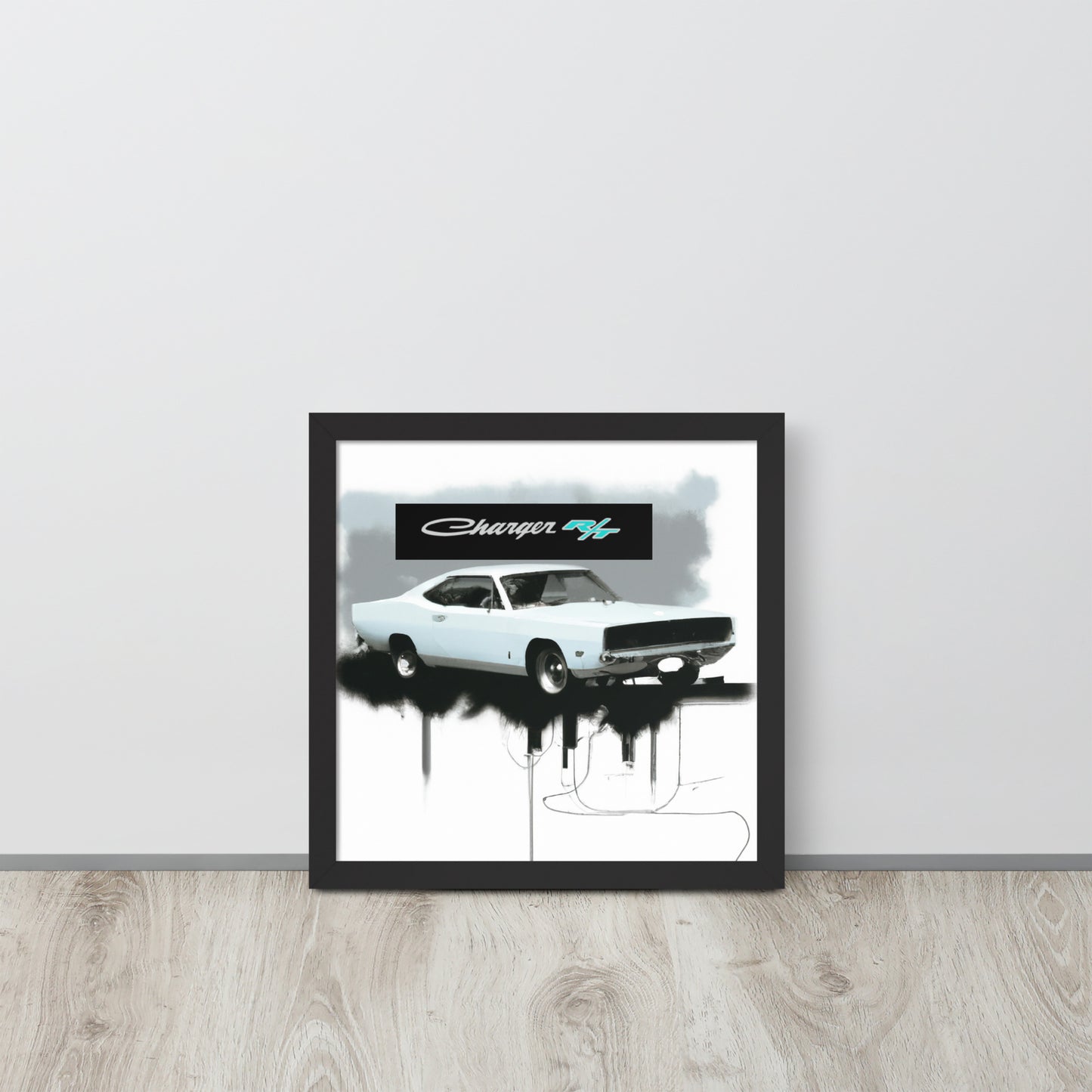 Charger RT Graffiti Style Framed poster