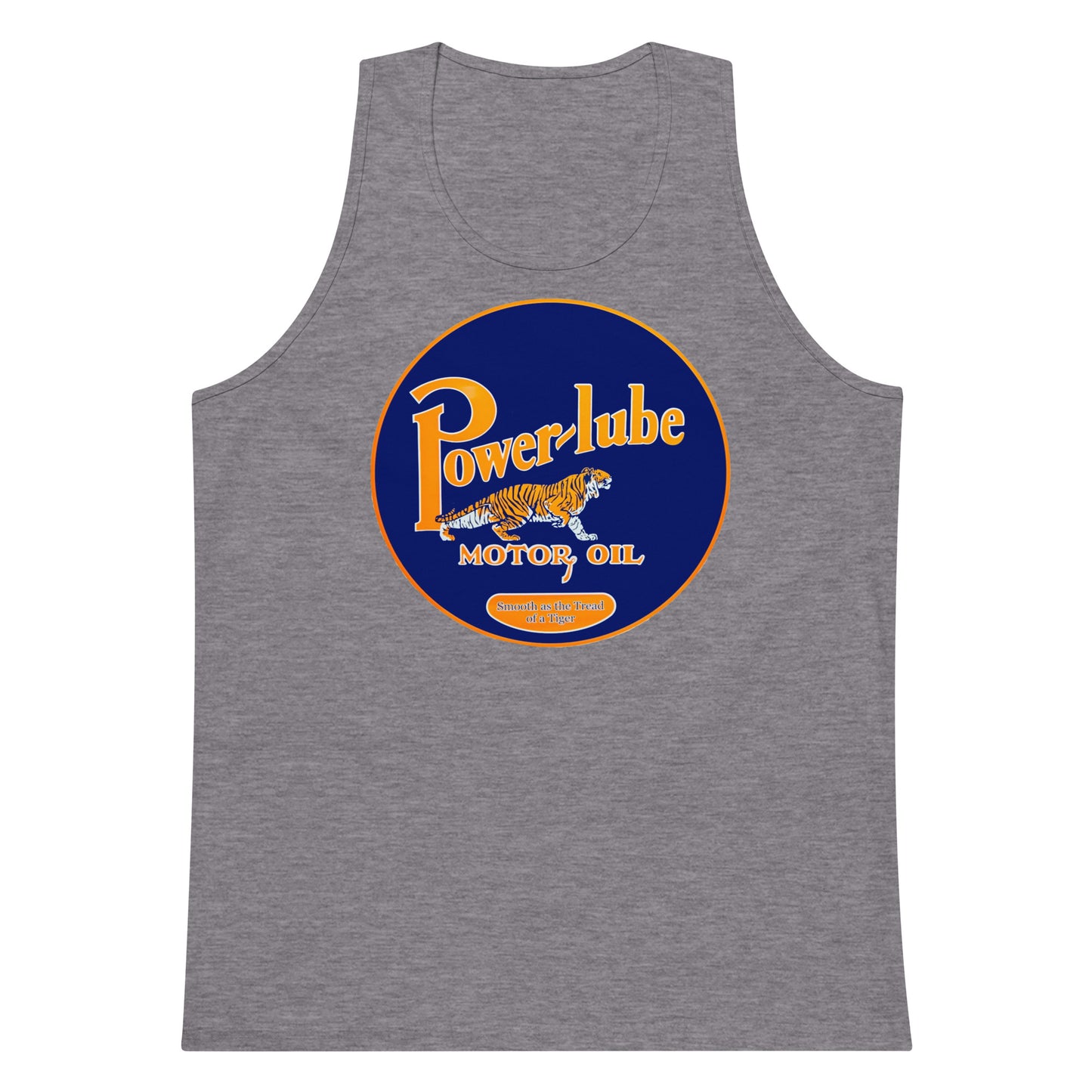 Retro Oil Sign PowerLube Men’s premium tank top