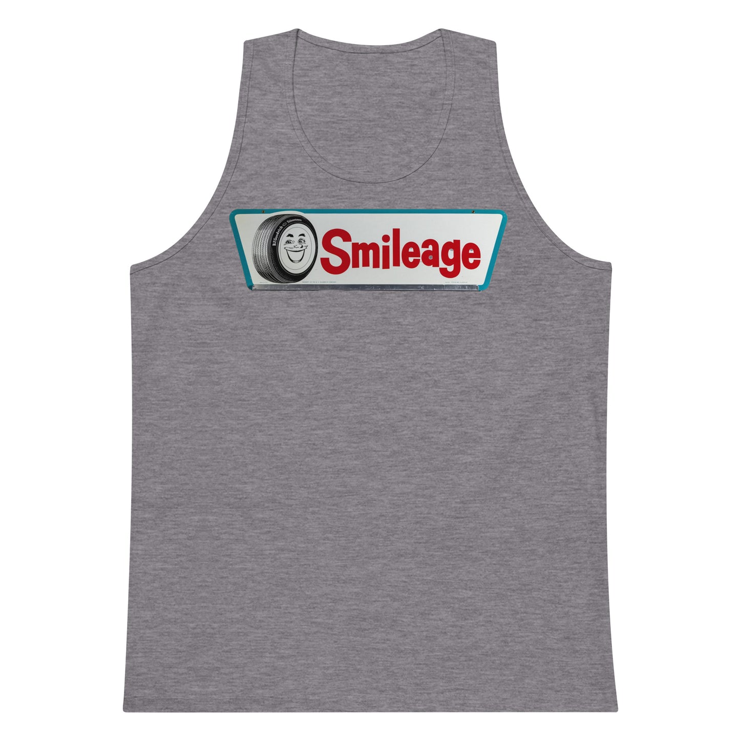 Retro Smileage Tire Sign Men’s premium tank top