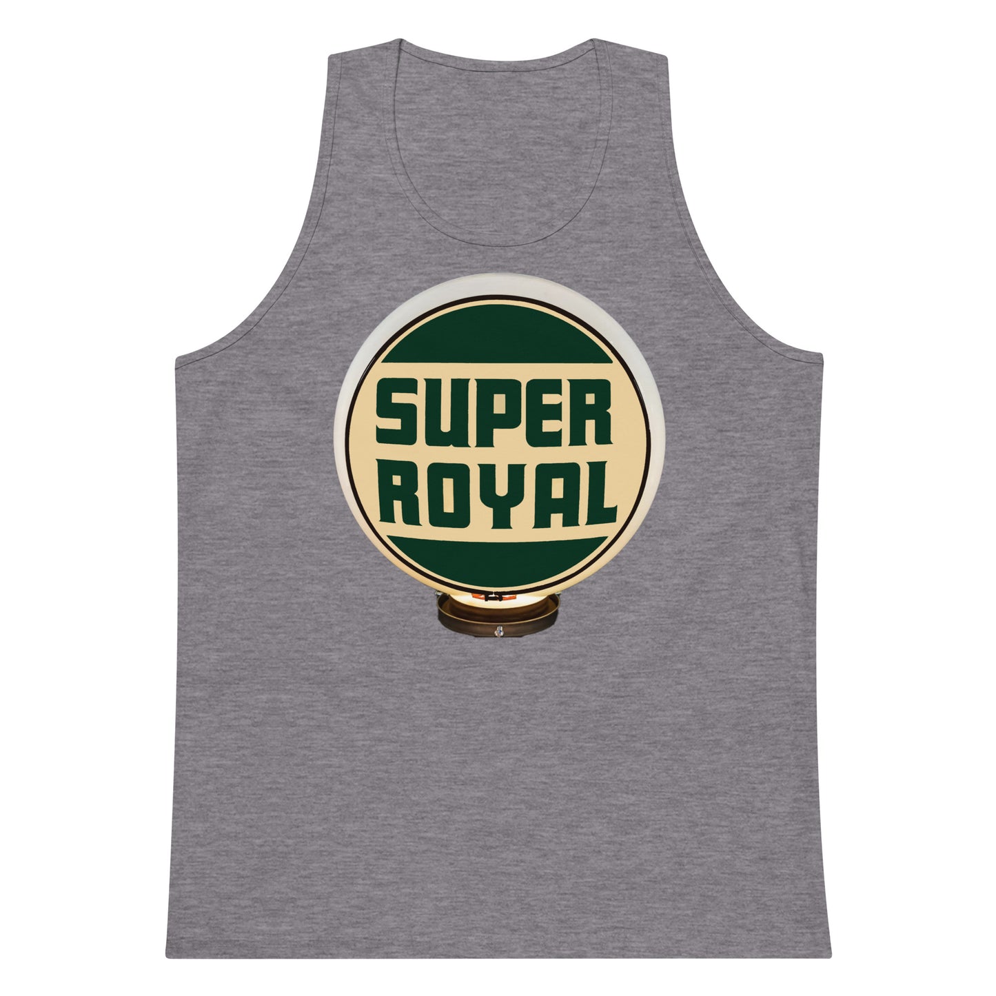 Super Royal Globe Style Men’s premium tank top