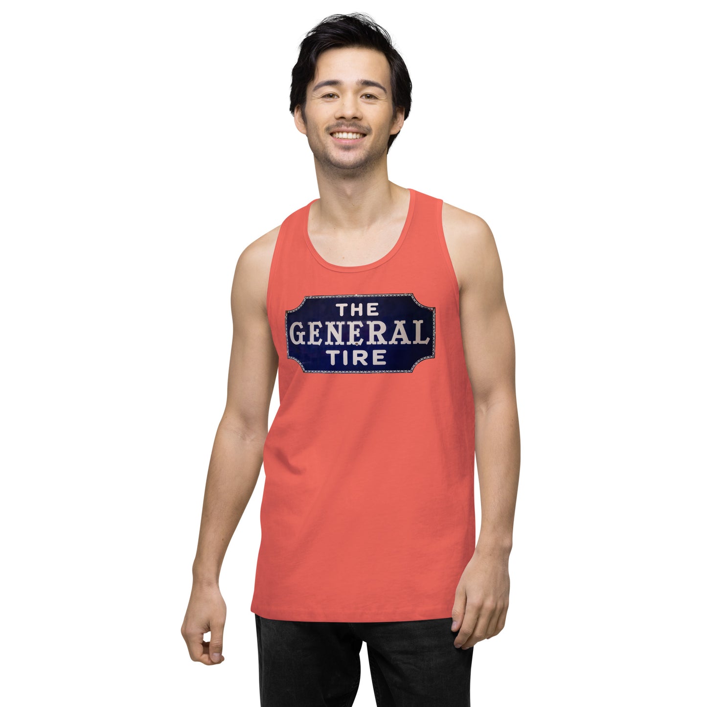 Vintage Tire Tin Style Men’s premium tank top