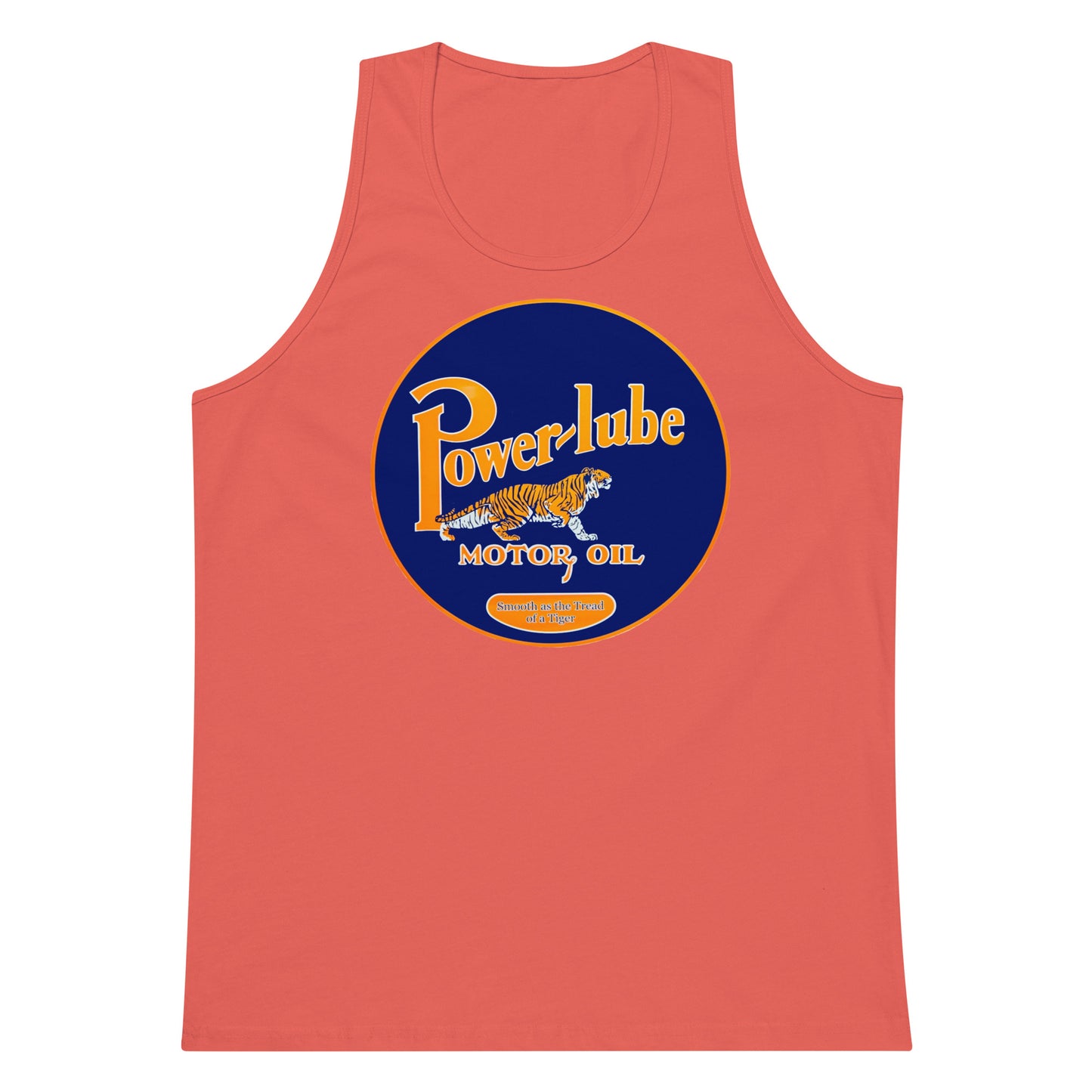 Retro Oil Sign PowerLube Men’s premium tank top