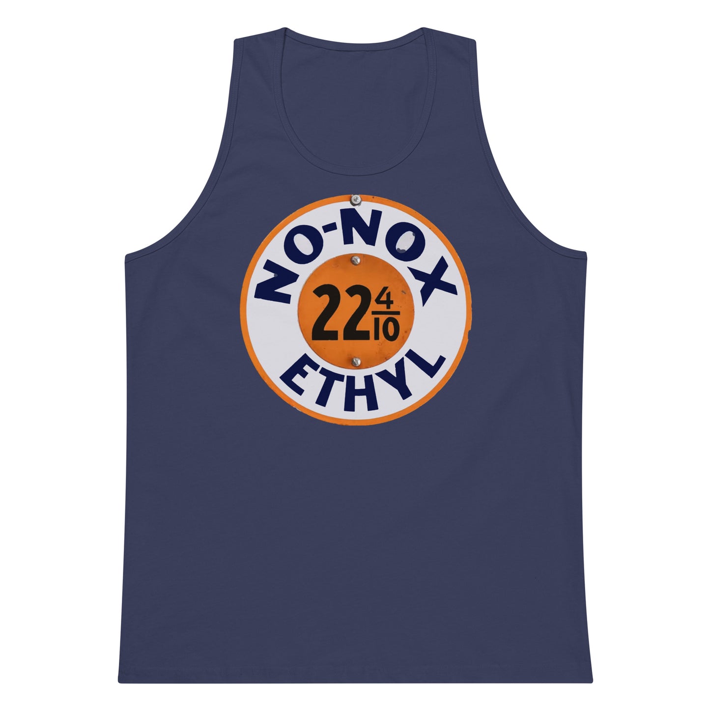 Retro Gas Sign No Knox Men’s premium tank top