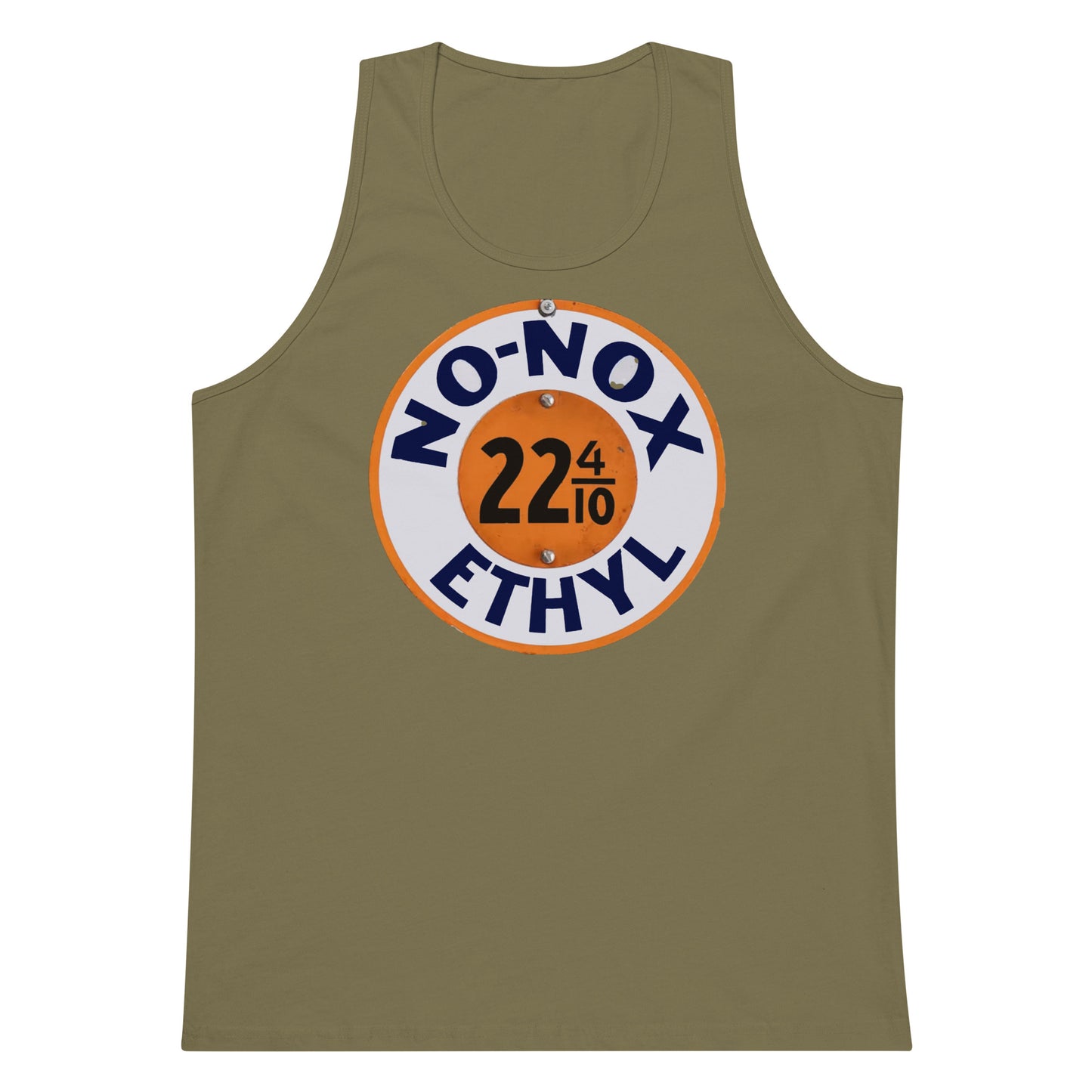 Retro Gas Sign No Knox Men’s premium tank top