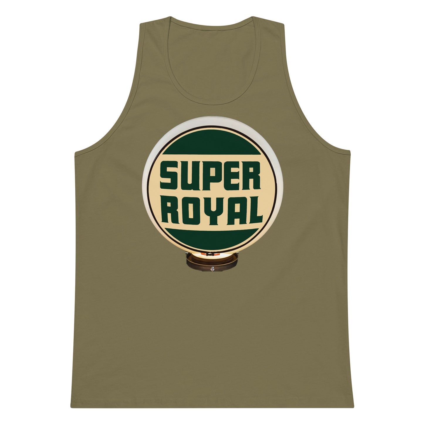 Super Royal Globe Style Men’s premium tank top