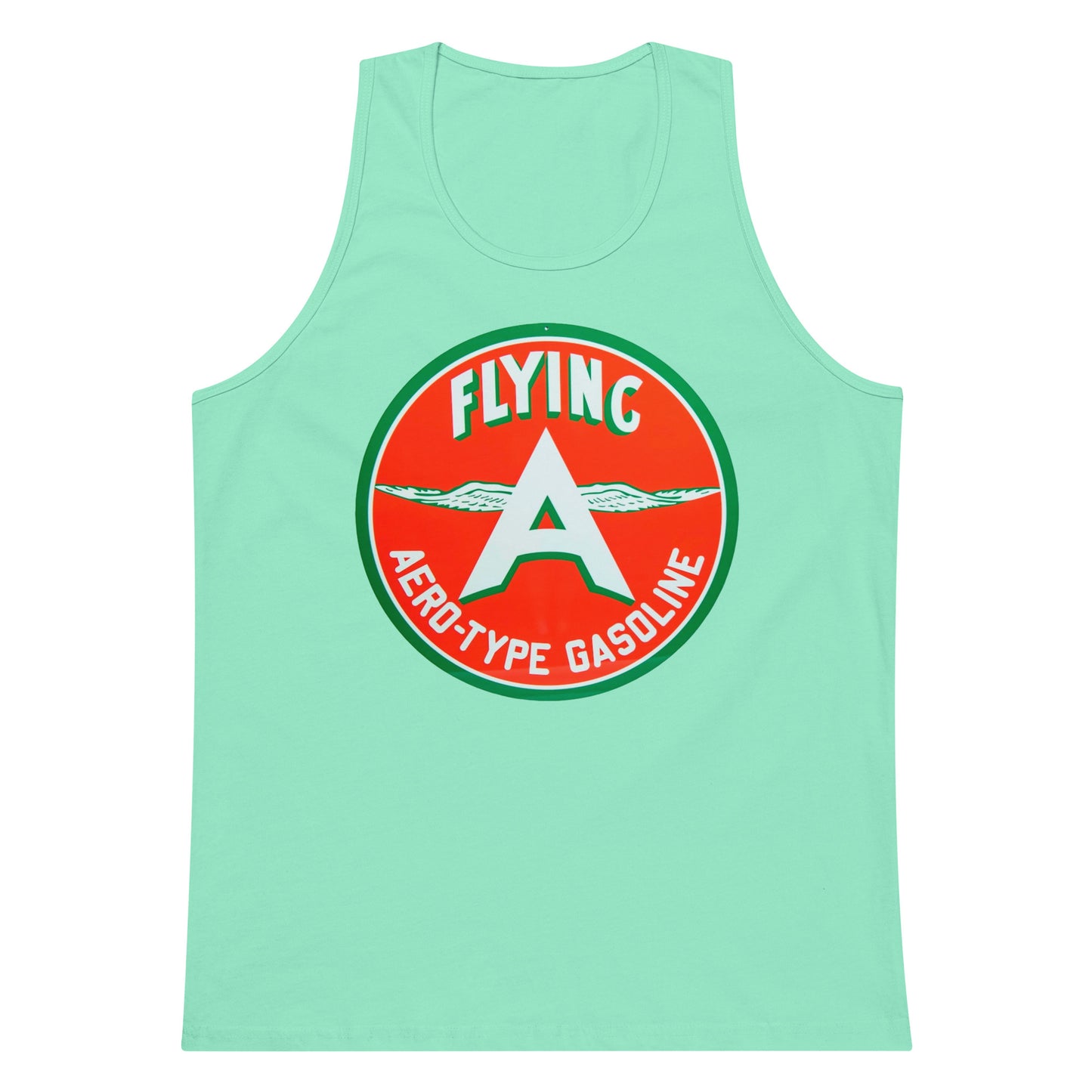 Vintage Flying A Porcelain Style Design Men’s premium tank top
