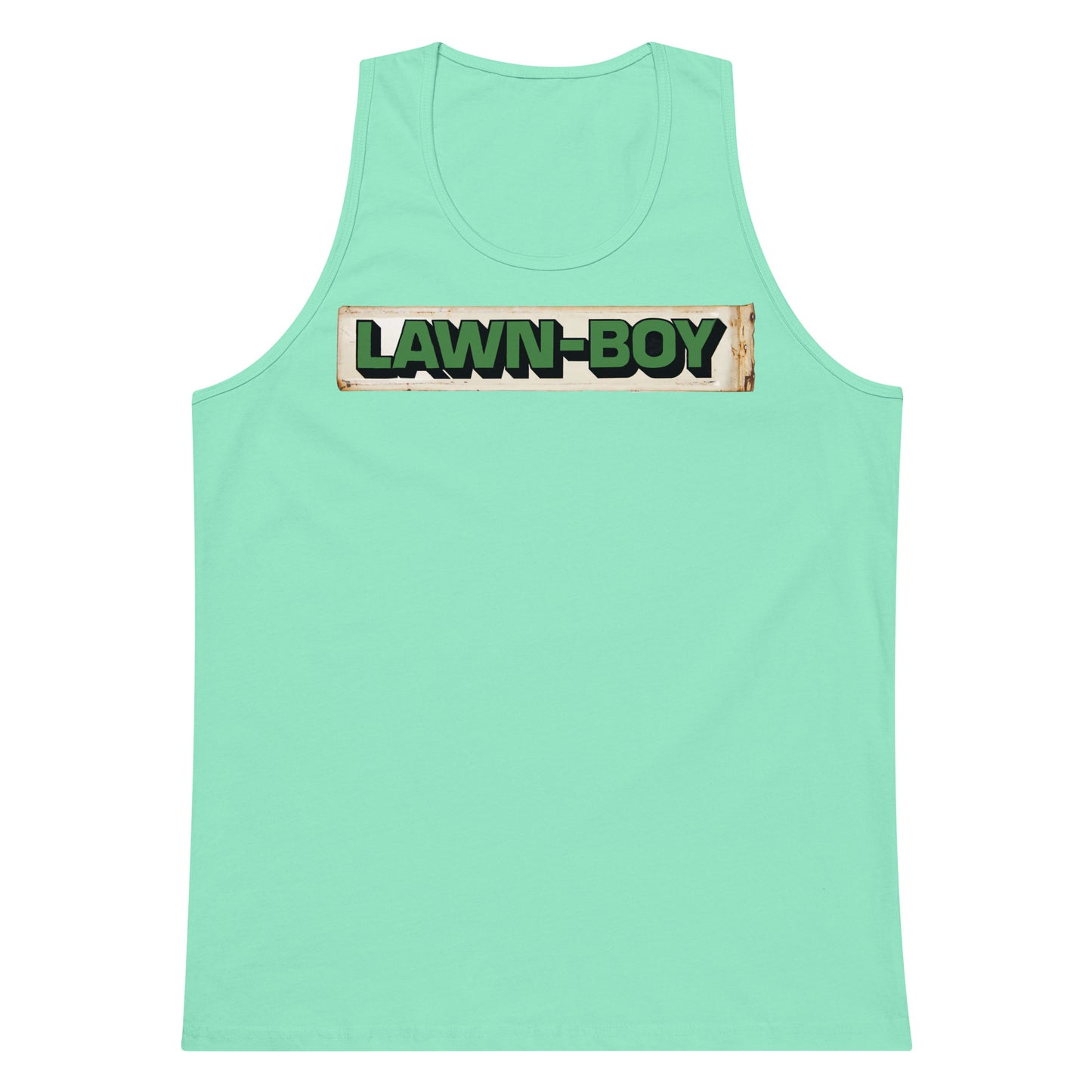 Lawn Boy Porcelain Patina Style Men’s premium tank top