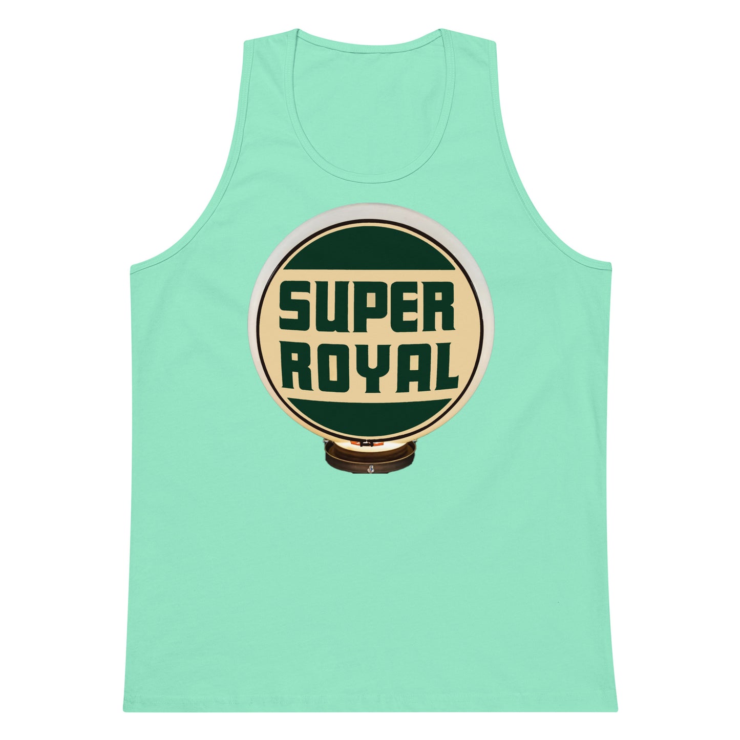 Super Royal Globe Style Men’s premium tank top