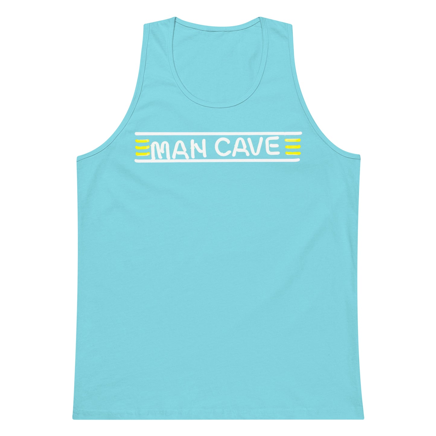 Man Cave Neon Style Men’s premium tank top