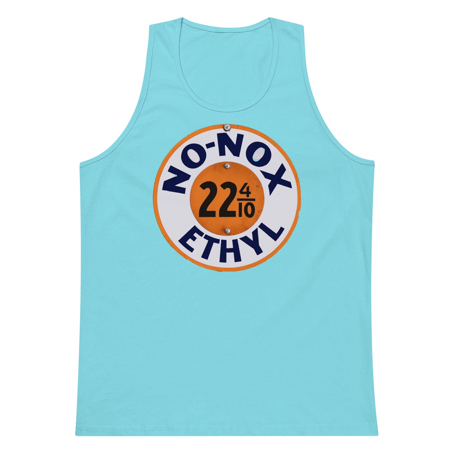 Retro Gas Sign No Knox Men’s premium tank top