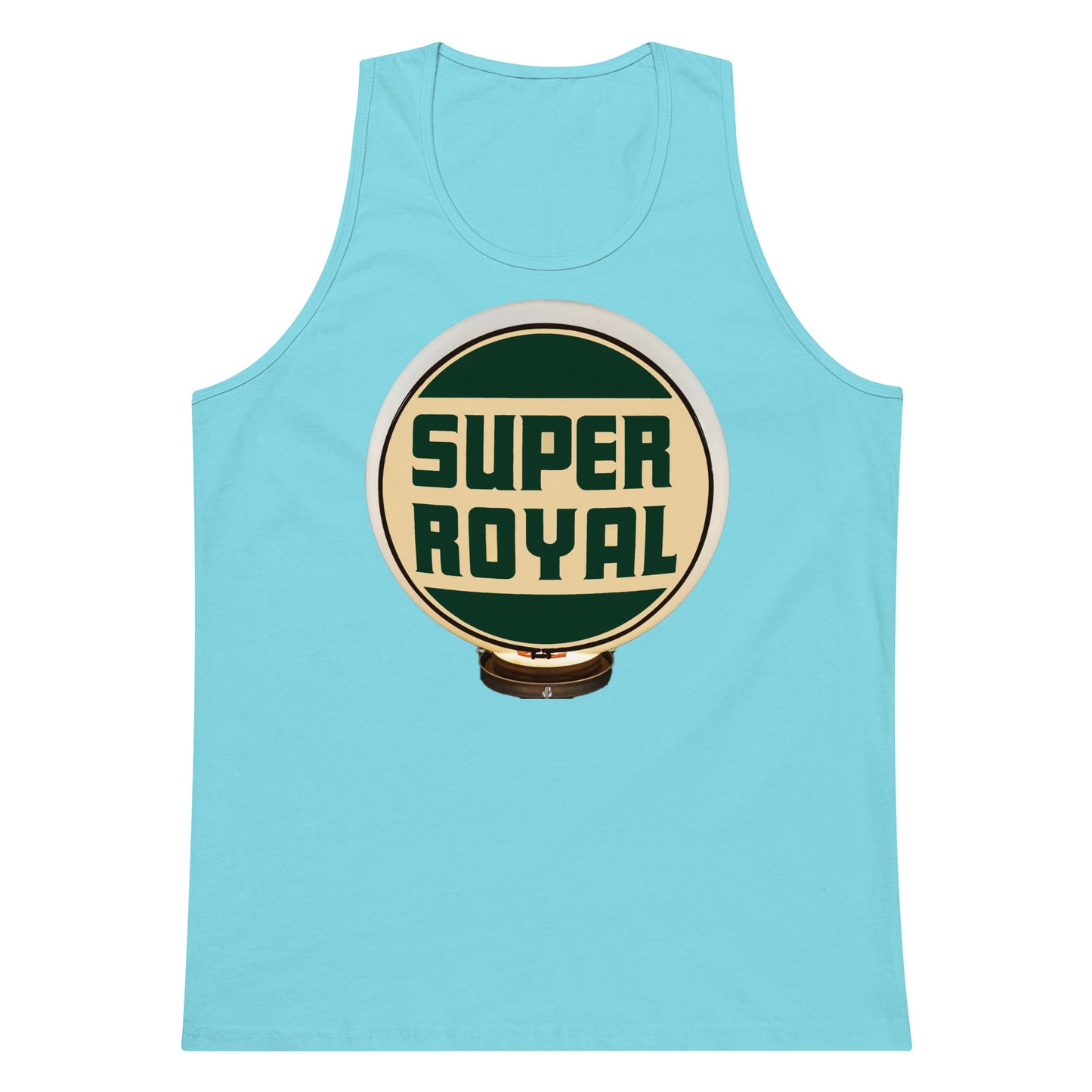 Super Royal Globe Style Men’s premium tank top