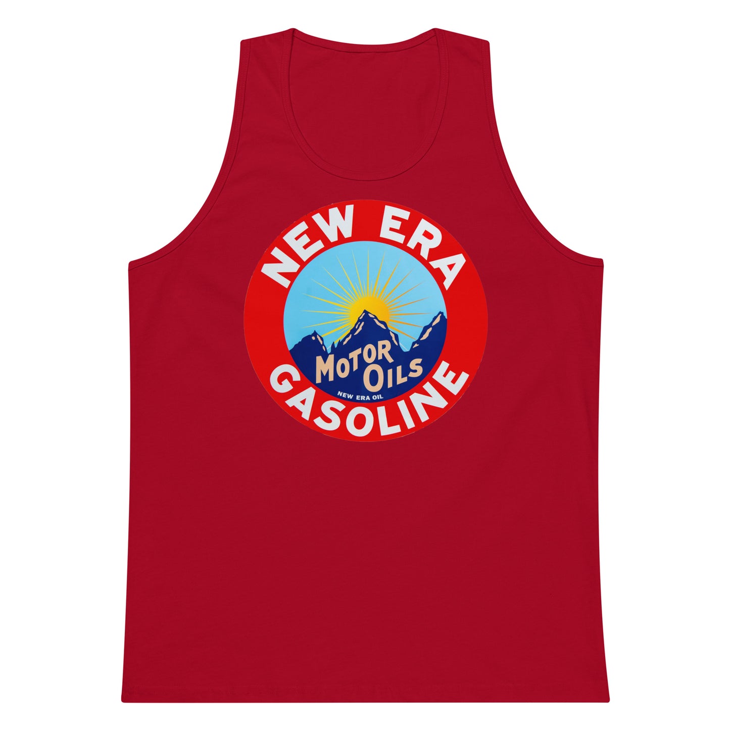Retro Gas Sign New Era Men’s premium tank top