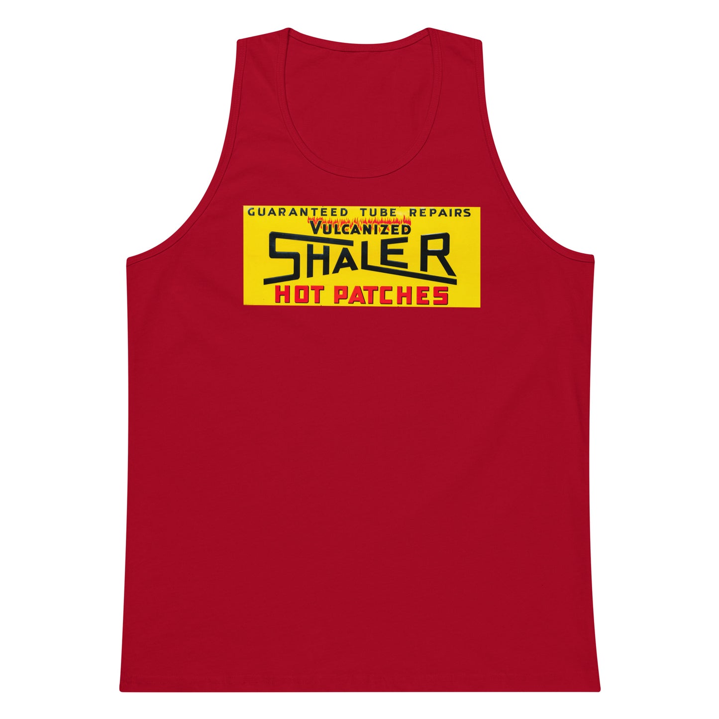 Retro Hot Oil Patch Sign Men’s premium tank top