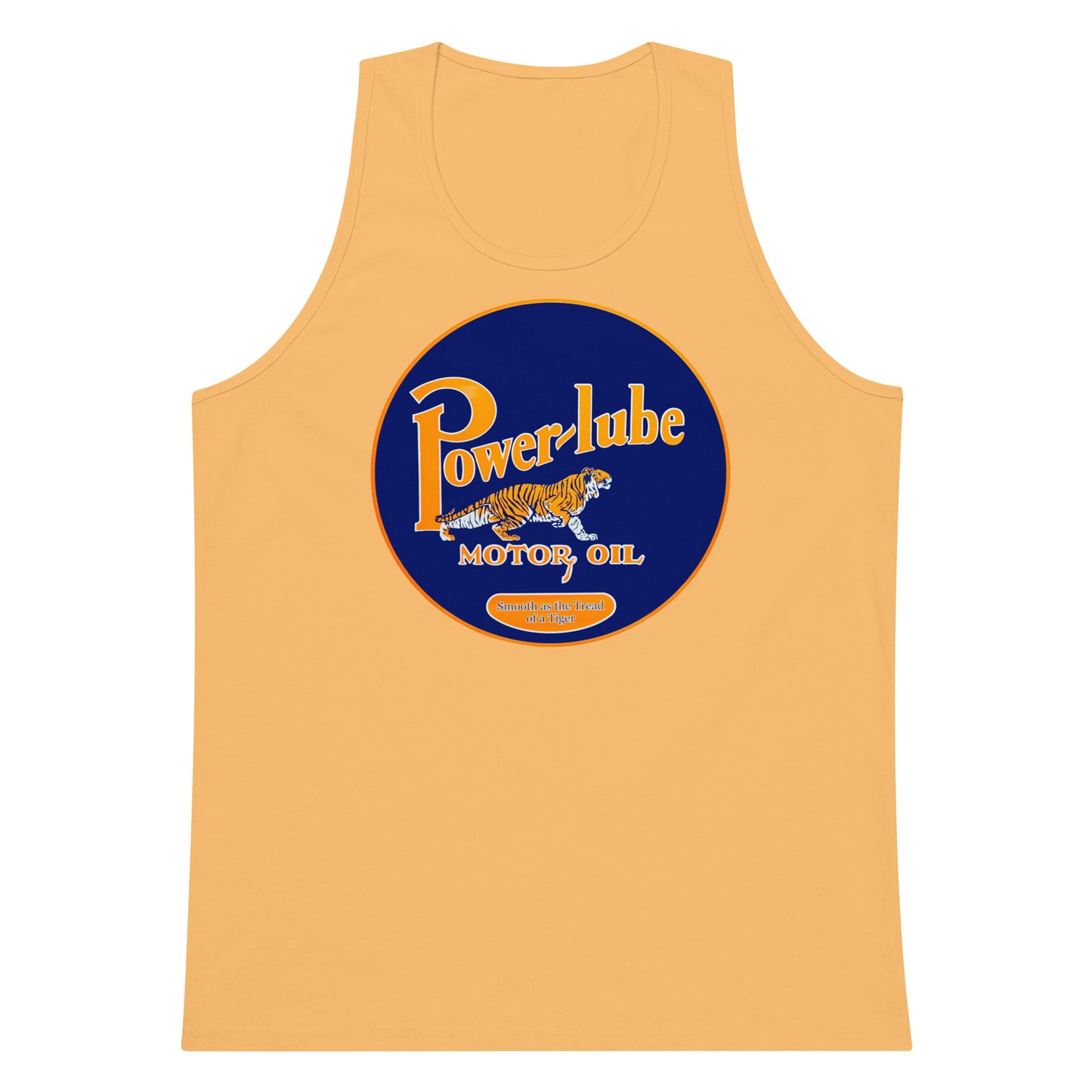 Retro Oil Sign PowerLube Men’s premium tank top