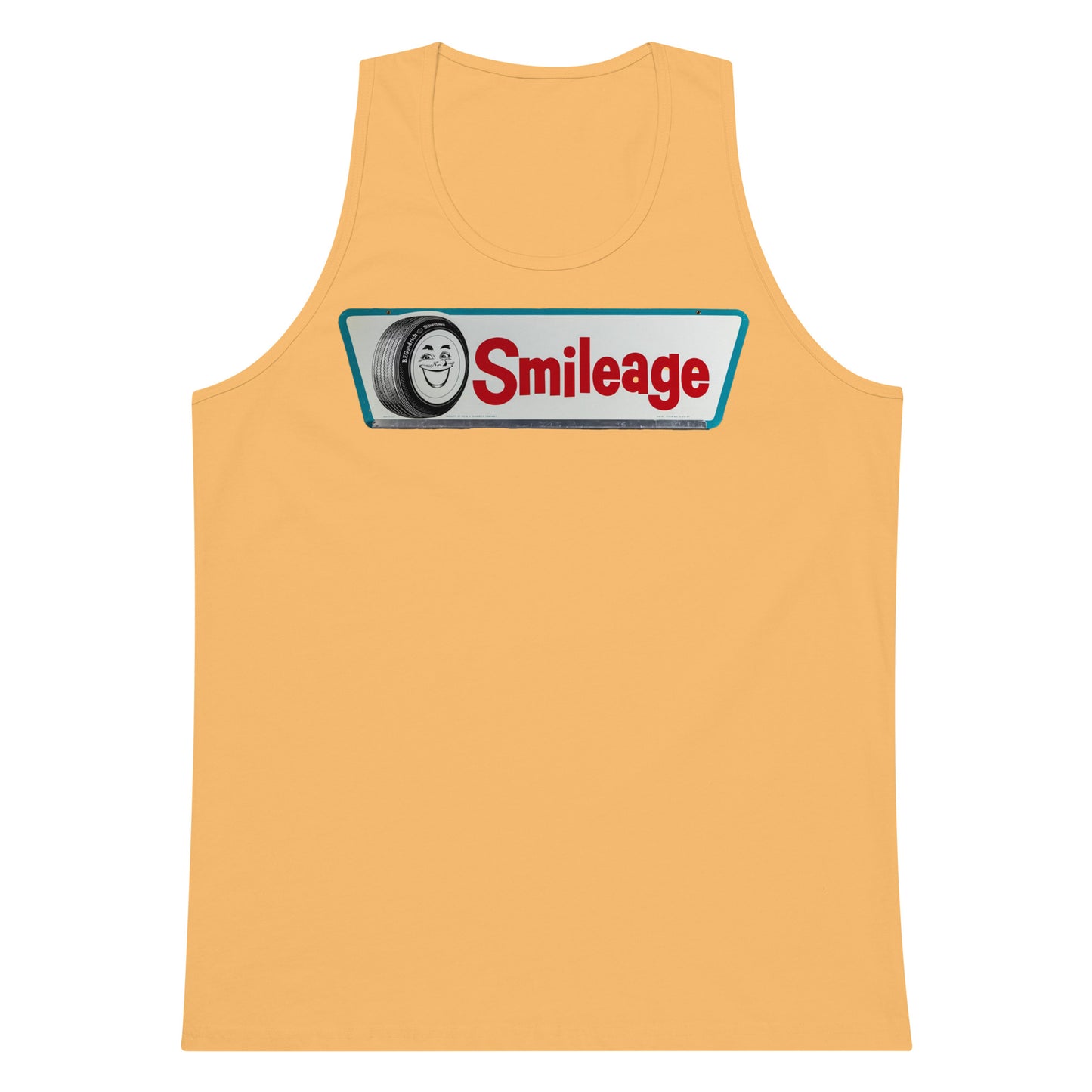 Retro Smileage Tire Sign Men’s premium tank top
