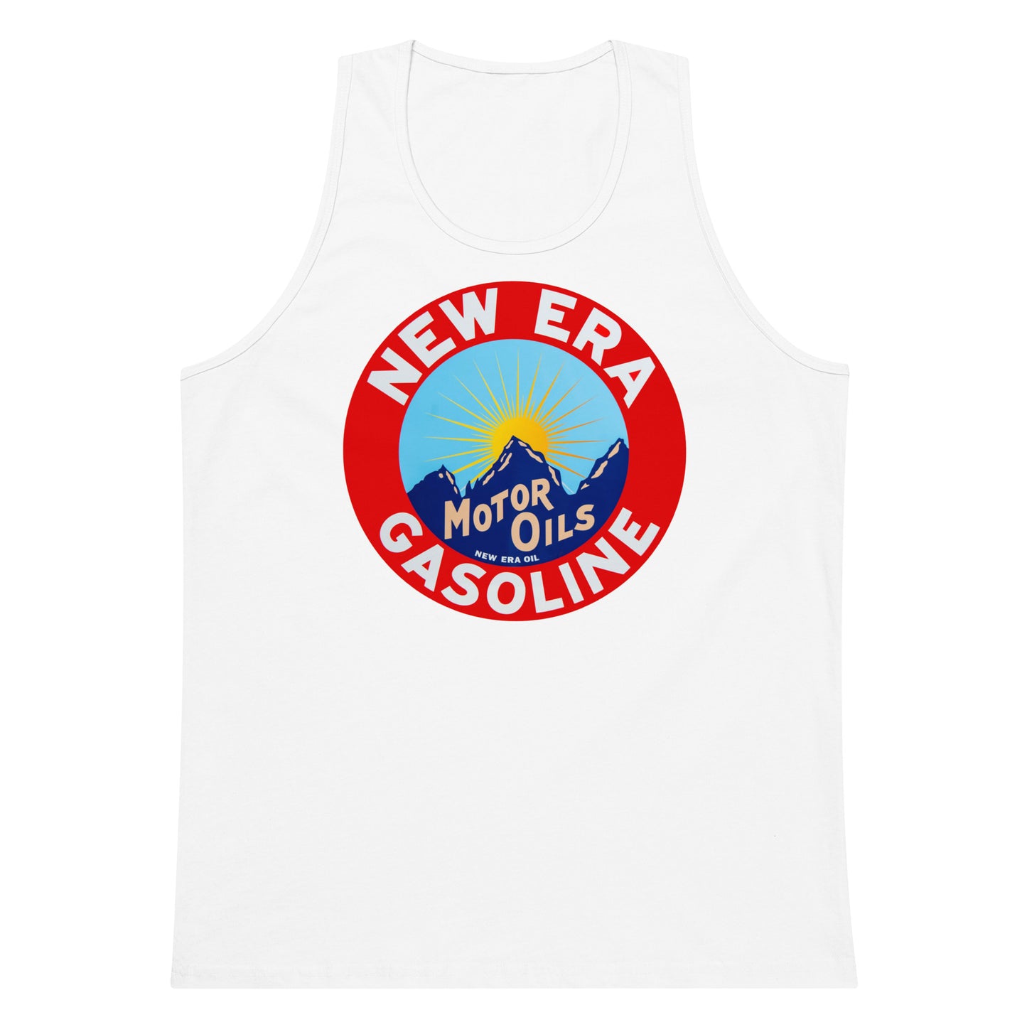 Retro Gas Sign New Era Men’s premium tank top