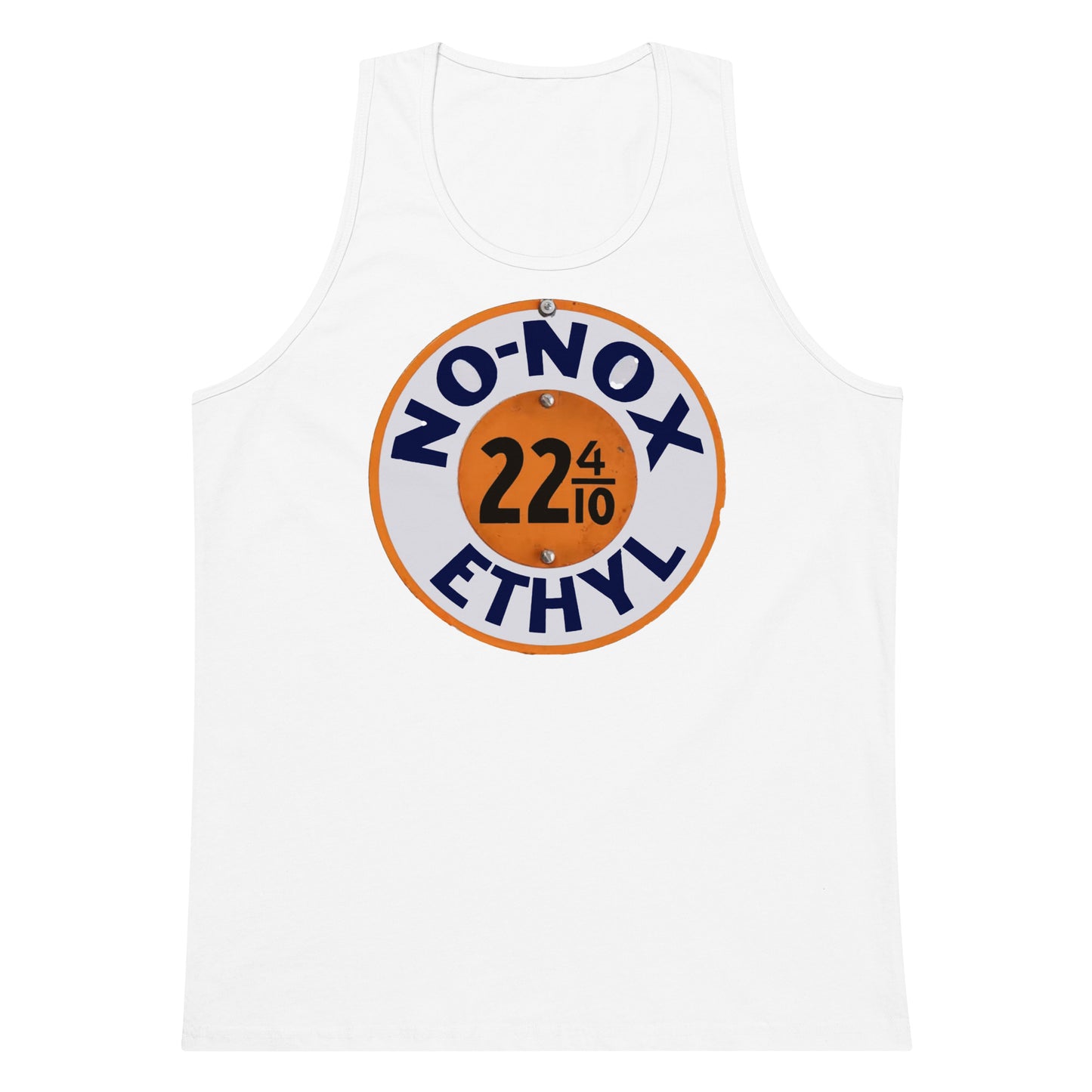 Retro Gas Sign No Knox Men’s premium tank top