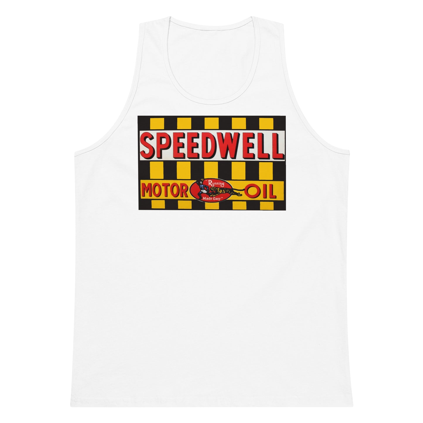 Retro Speedway Tin Syle Men’s premium tank top