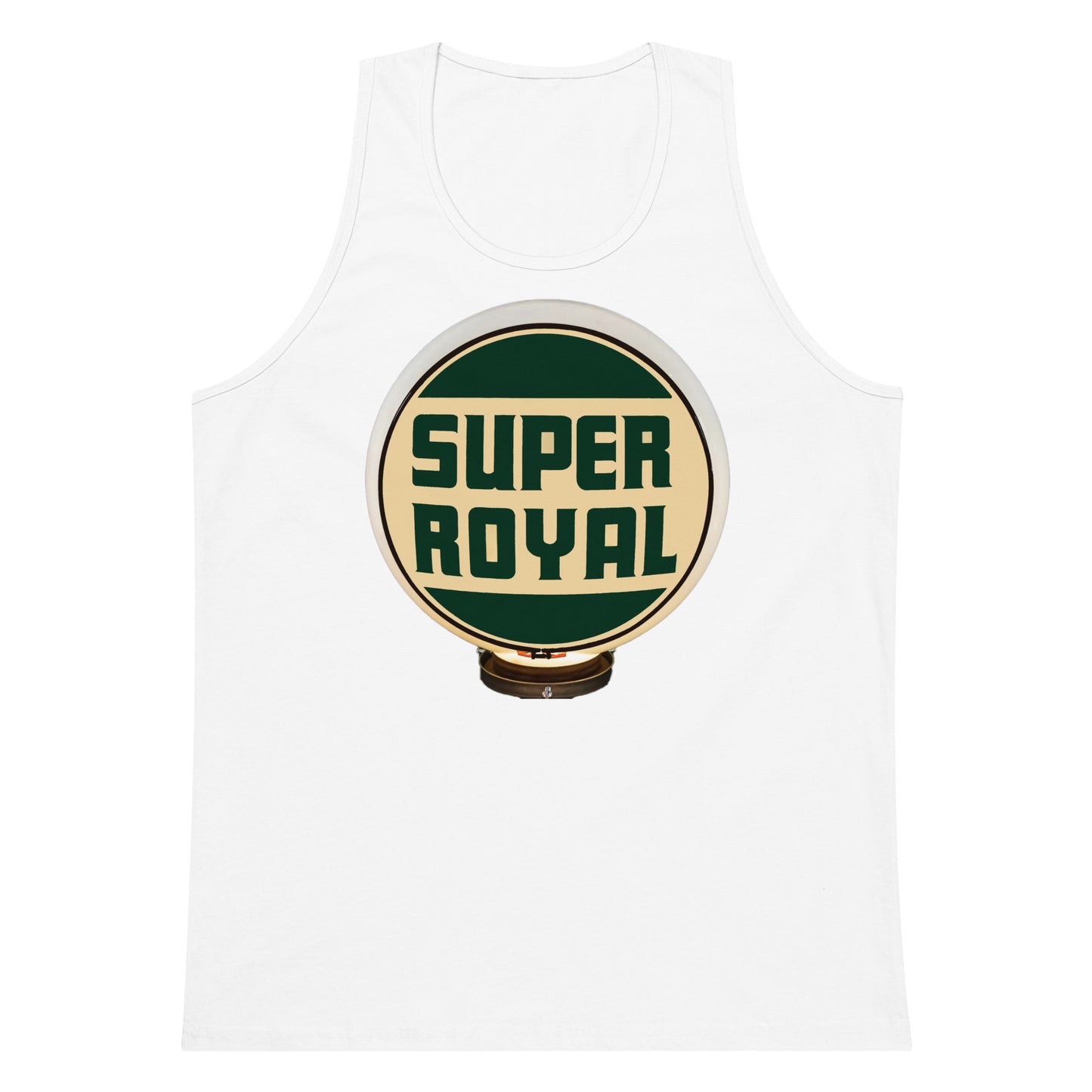 Super Royal Globe Style Men’s premium tank top