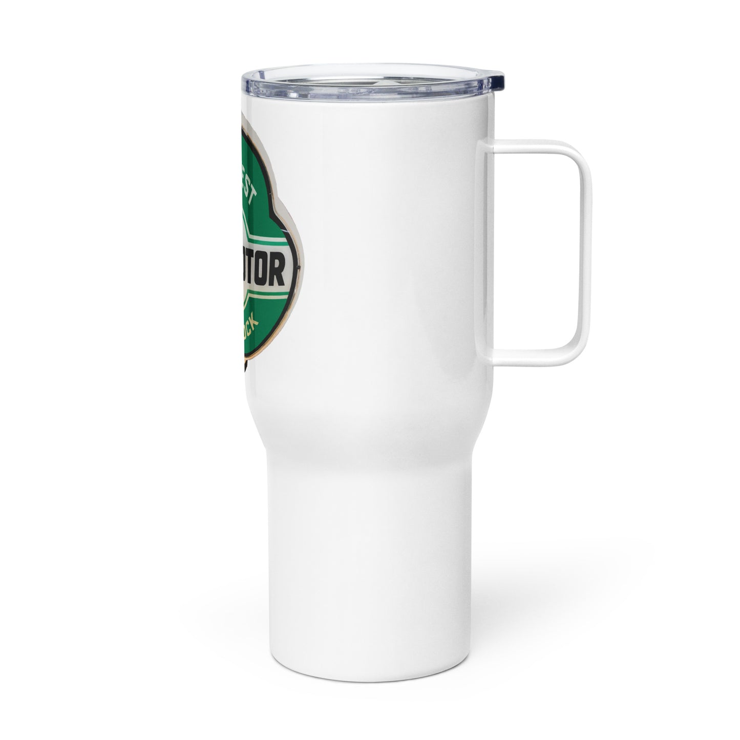 Vintage Kool Motor Globe Style Travel mug with a handle