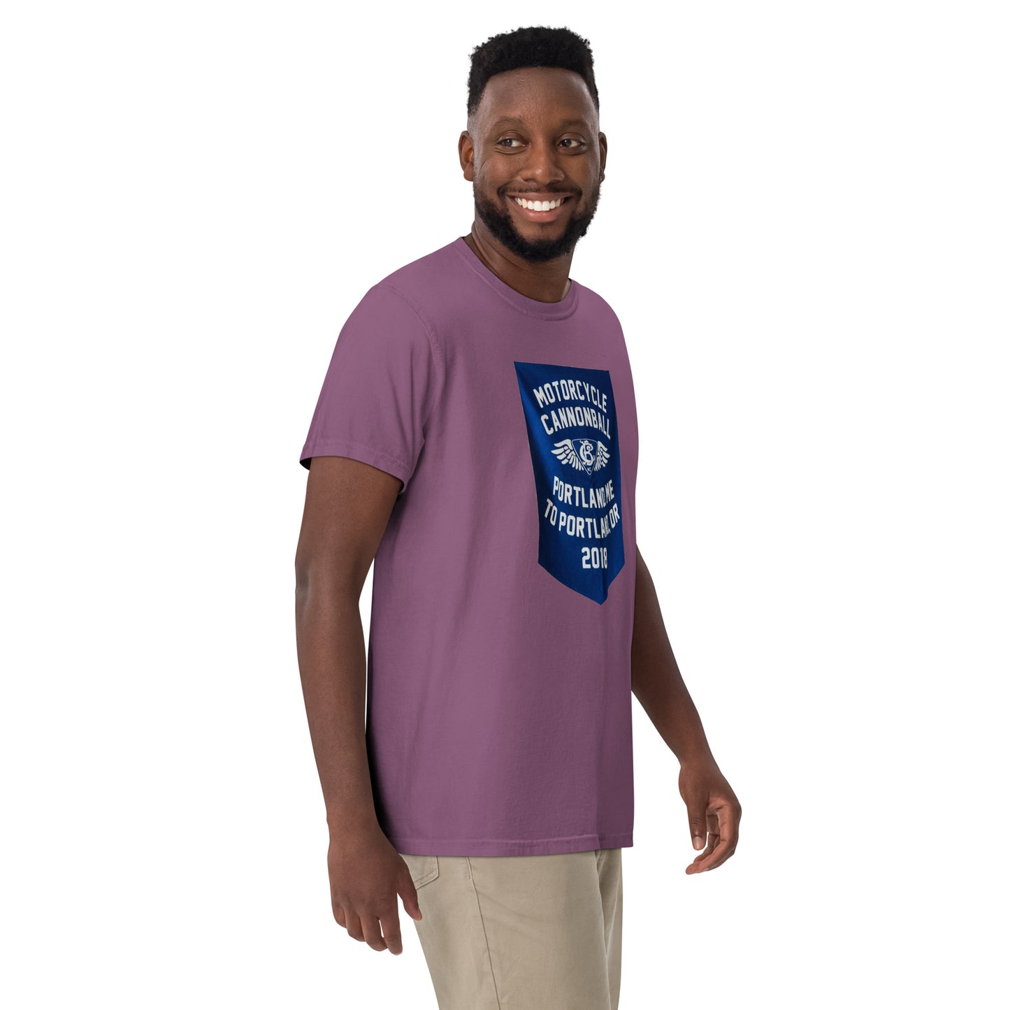 Cannonball Run MC Banner Style Unisex garment-dyed heavyweight t-shirt