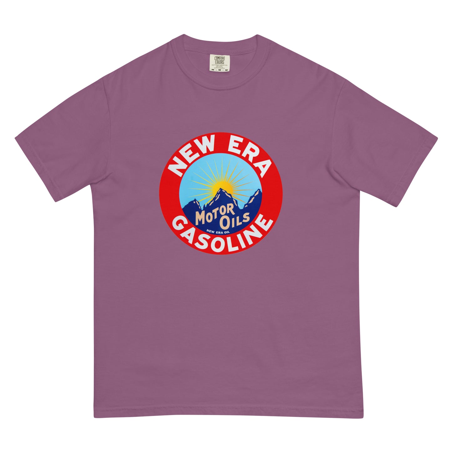 Retro Gas Sign New Era Unisex garment-dyed heavyweight t-shirt