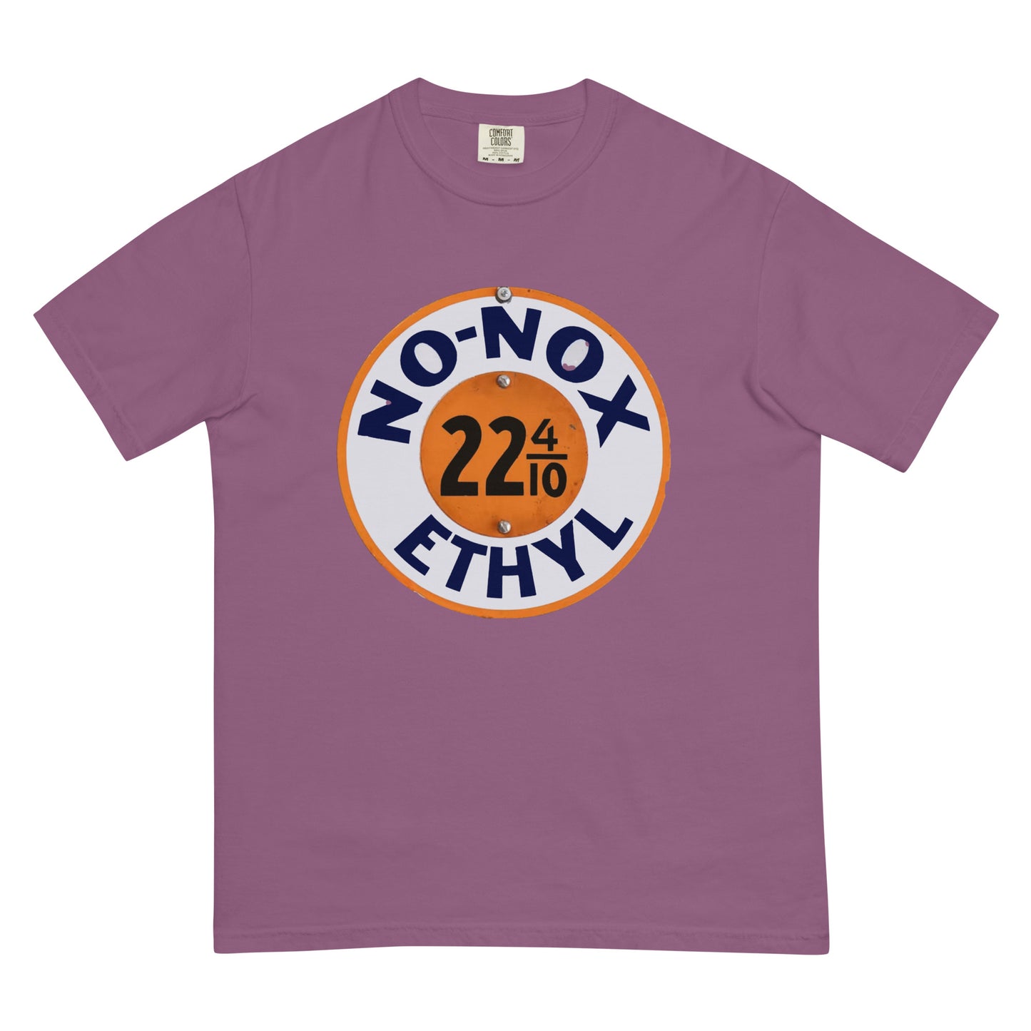 Retro Gas Sign No Knox Unisex garment-dyed heavyweight t-shirt