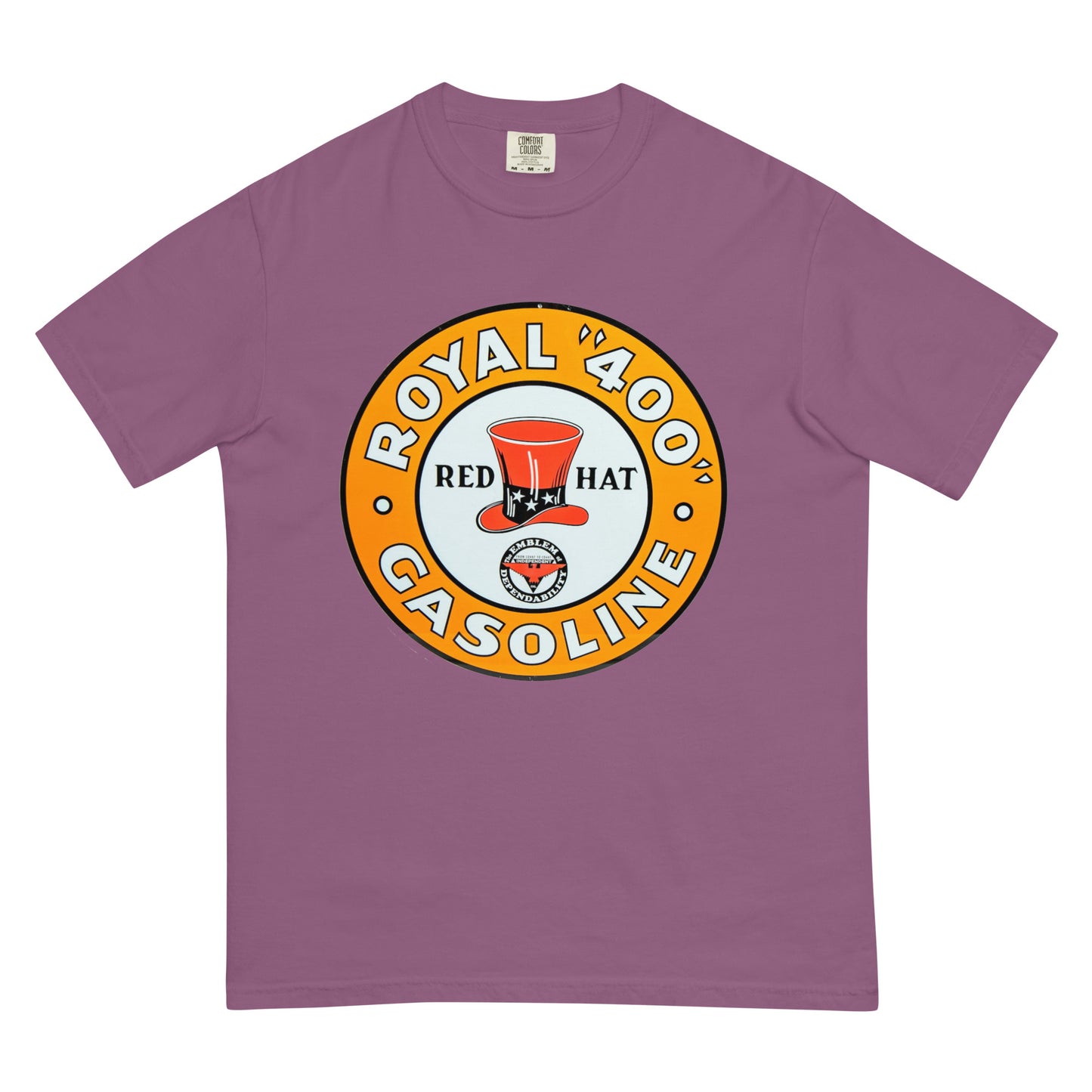 Vintage Red Hat Gas Unisex garment-dyed heavyweight t-shirt