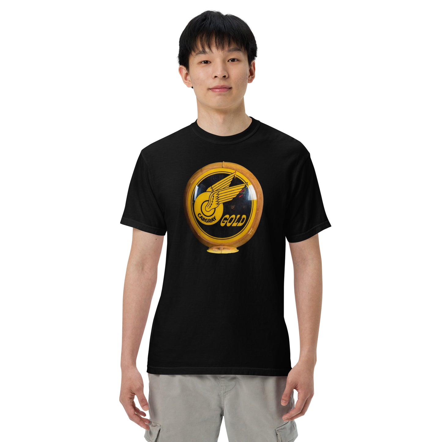 Cargray Gold Globe Style Unisex garment-dyed heavyweight t-shirt