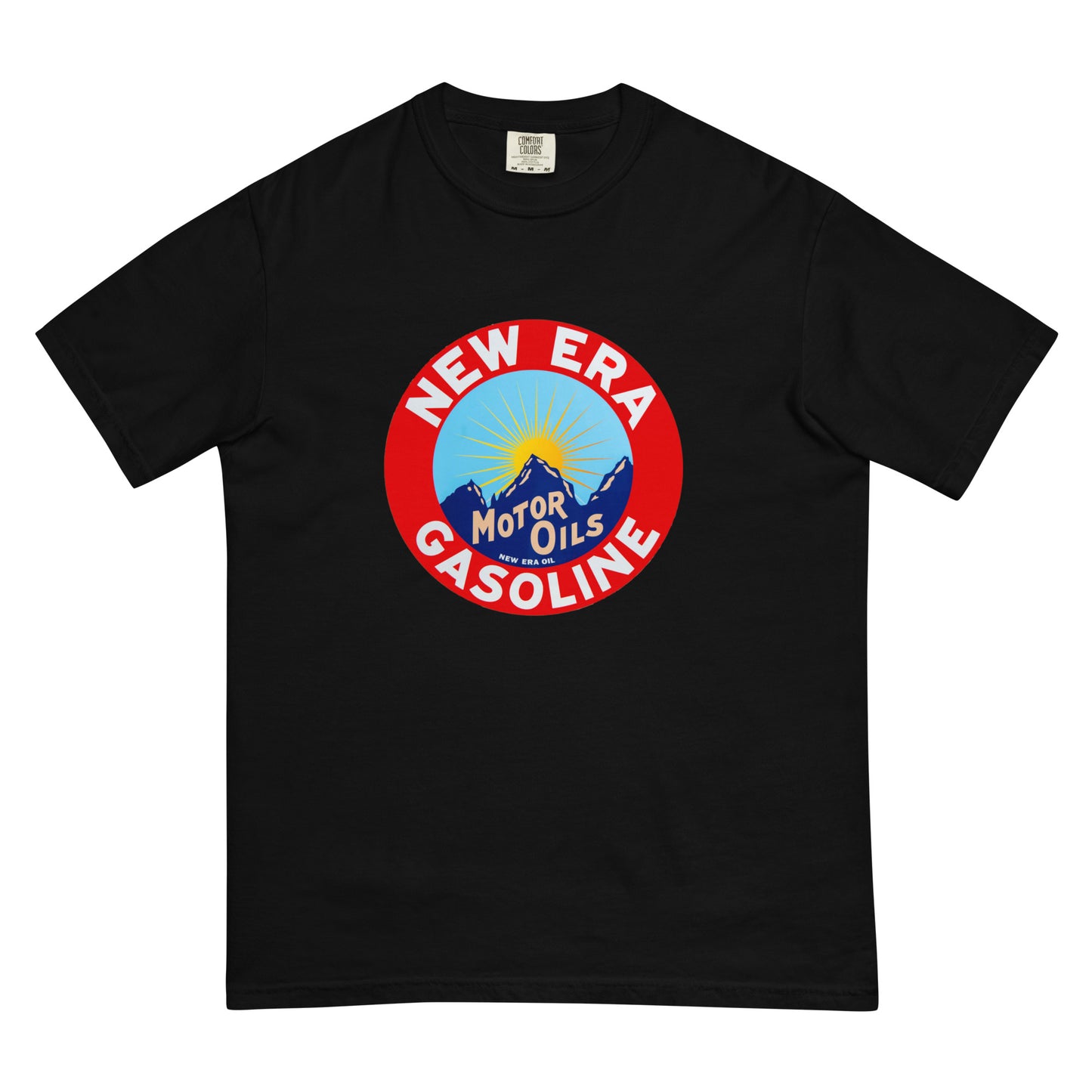 Retro Gas Sign New Era Unisex garment-dyed heavyweight t-shirt