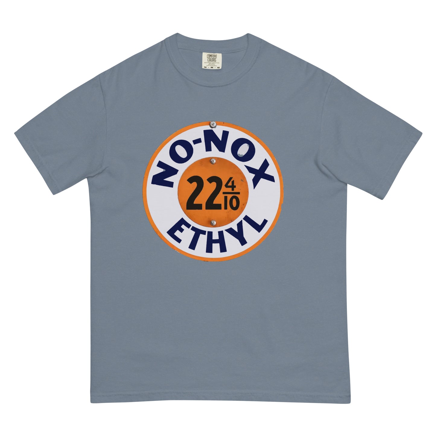 Retro Gas Sign No Knox Unisex garment-dyed heavyweight t-shirt