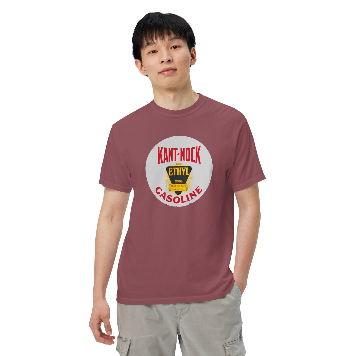 Vintage Kant Nock Gas Sign Unisex garment-dyed heavyweight t-shirt
