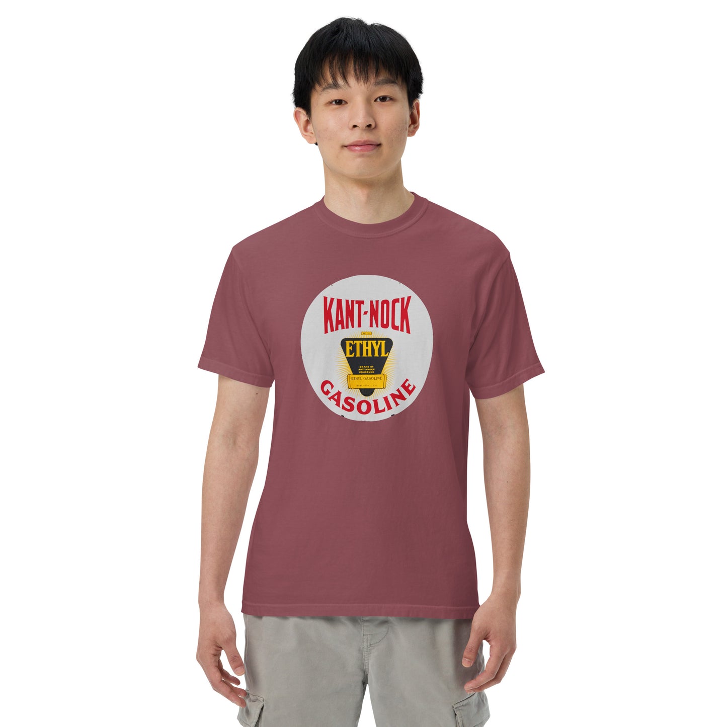 Vintage Kant Nock Gas Sign Unisex garment-dyed heavyweight t-shirt
