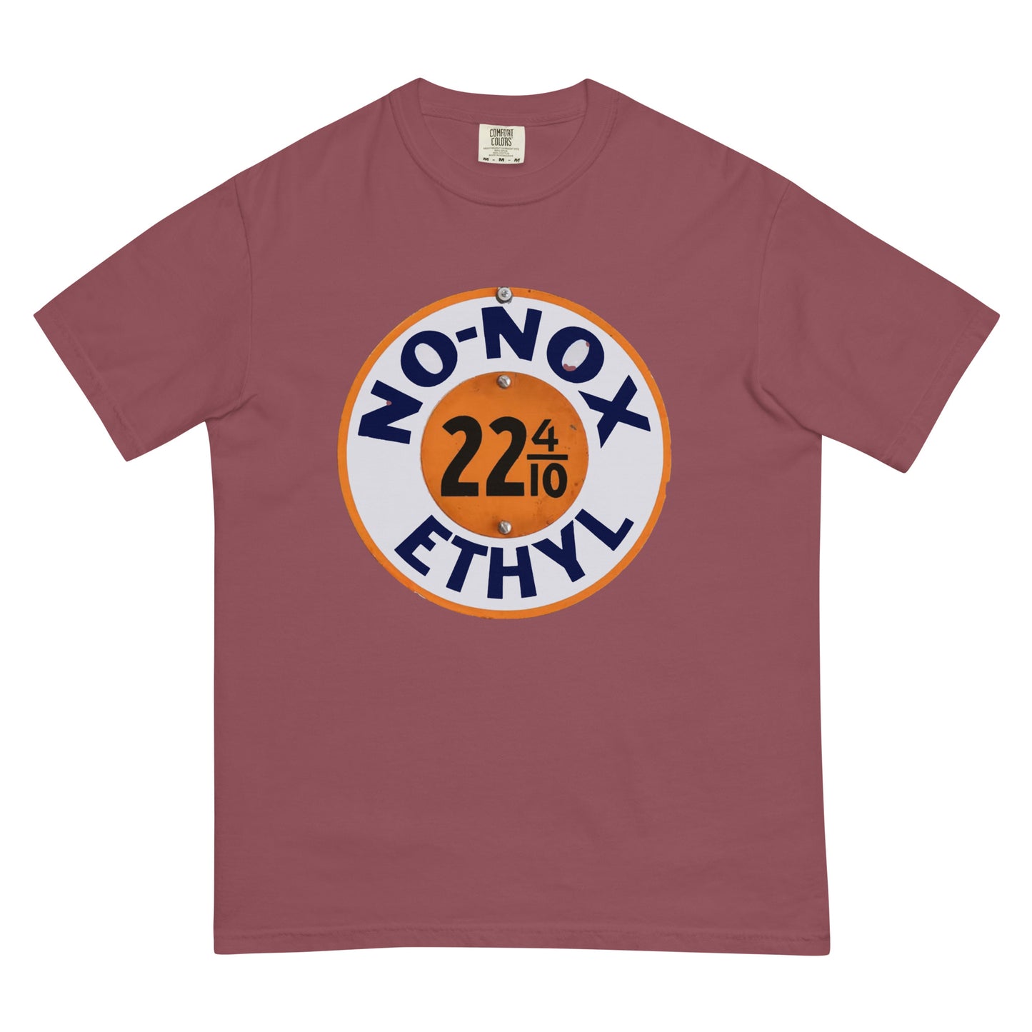 Retro Gas Sign No Knox Unisex garment-dyed heavyweight t-shirt
