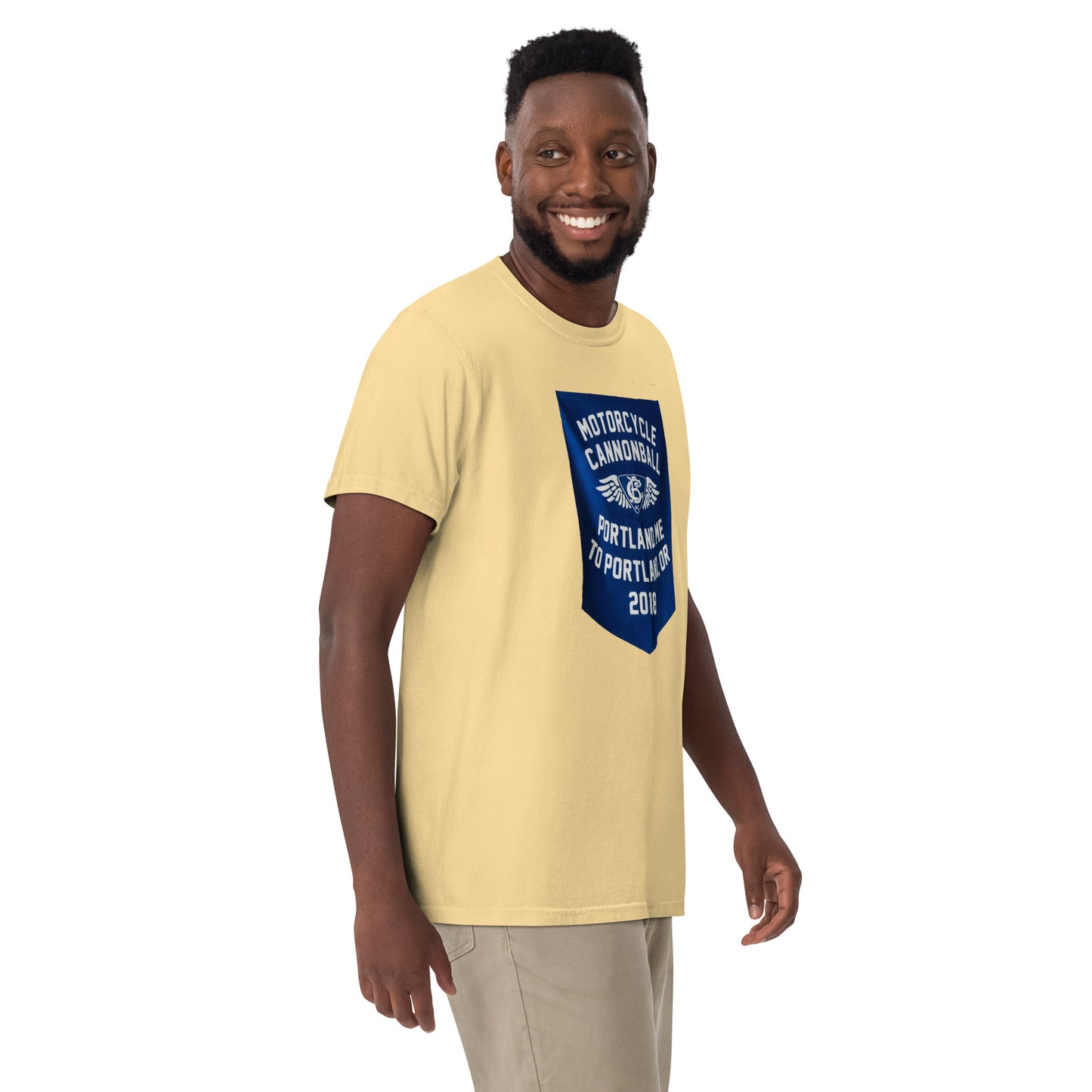 Cannonball Run MC Banner Style Unisex garment-dyed heavyweight t-shirt