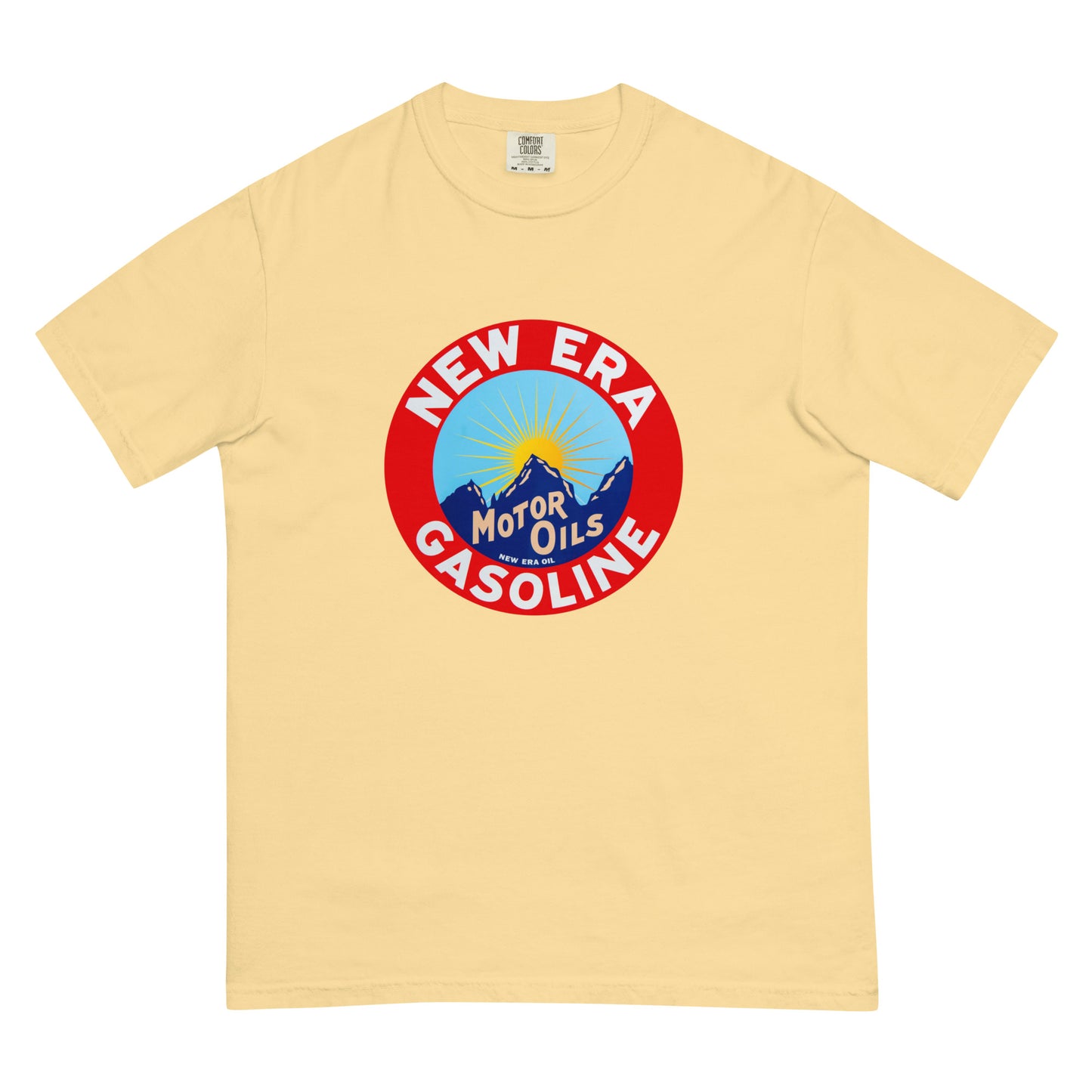 Retro Gas Sign New Era Unisex garment-dyed heavyweight t-shirt