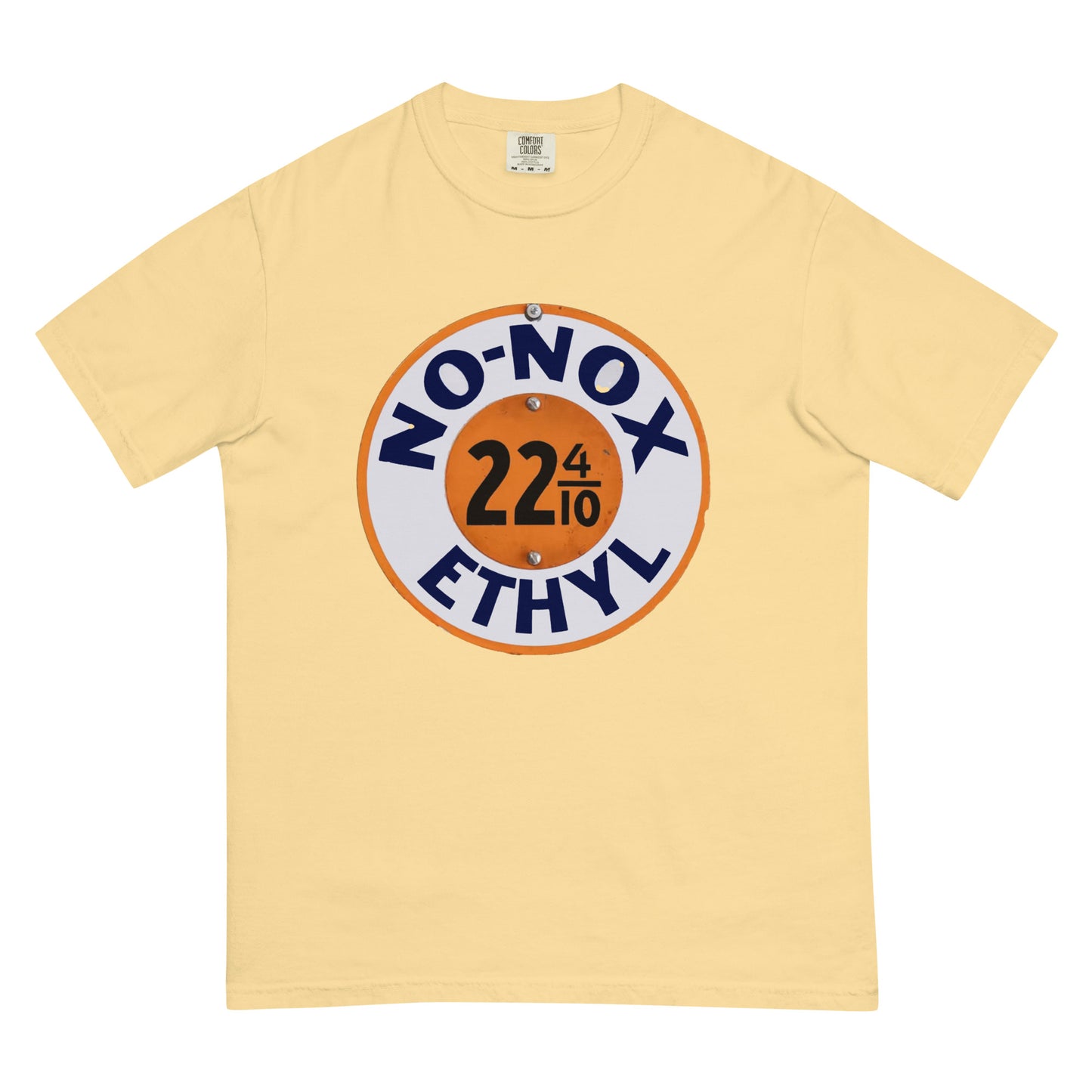 Retro Gas Sign No Knox Unisex garment-dyed heavyweight t-shirt