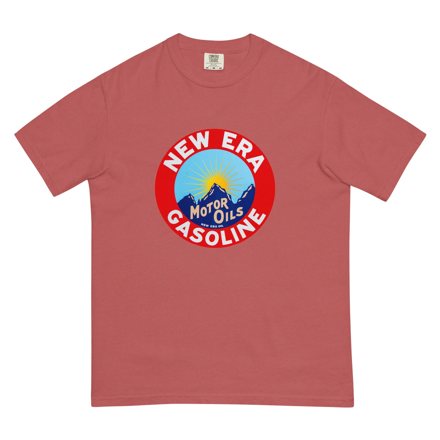 Retro Gas Sign New Era Unisex garment-dyed heavyweight t-shirt