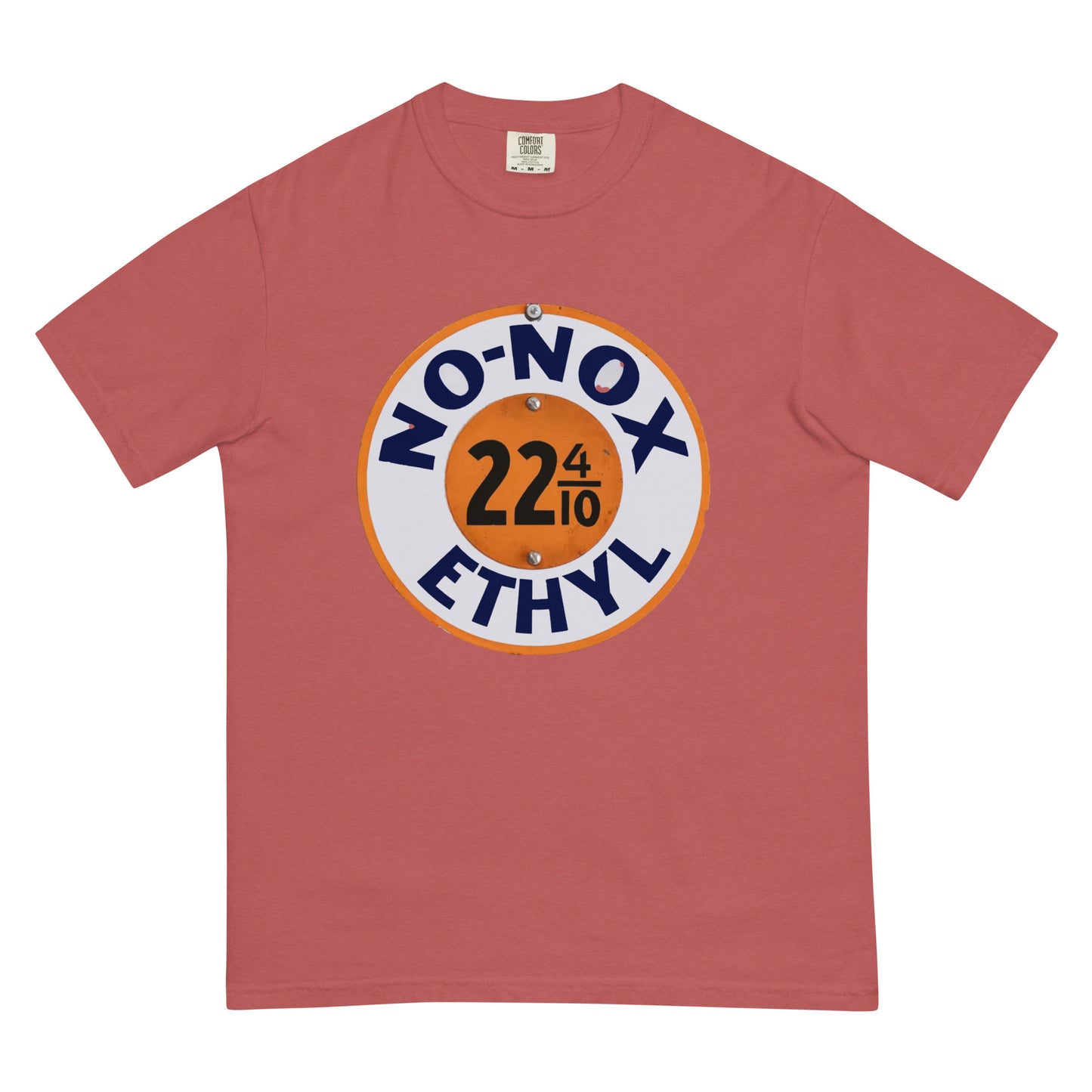 Retro Gas Sign No Knox Unisex garment-dyed heavyweight t-shirt