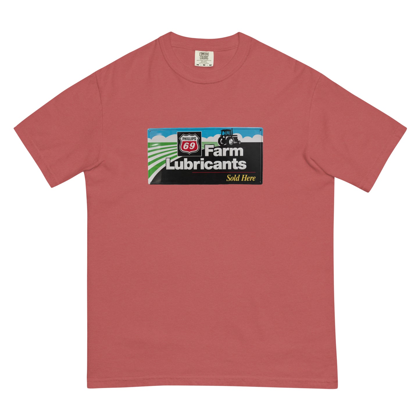 Phillips 69 License Plate Style Unisex garment-dyed heavyweight t-shirt