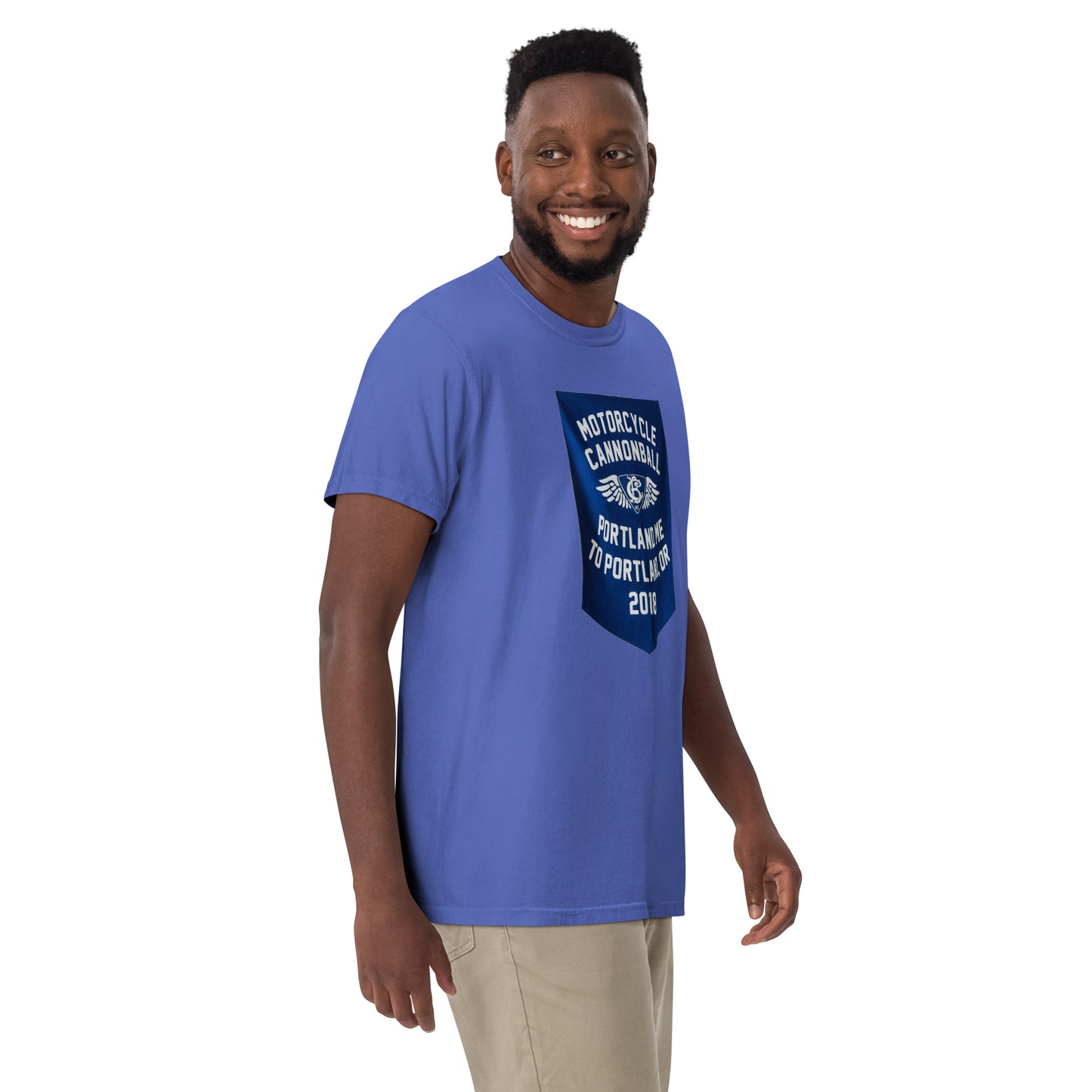 Cannonball Run MC Banner Style Unisex garment-dyed heavyweight t-shirt