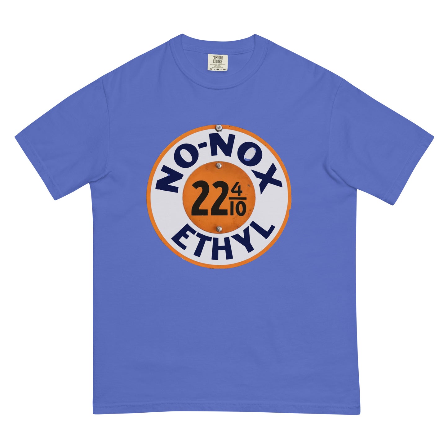 Retro Gas Sign No Knox Unisex garment-dyed heavyweight t-shirt