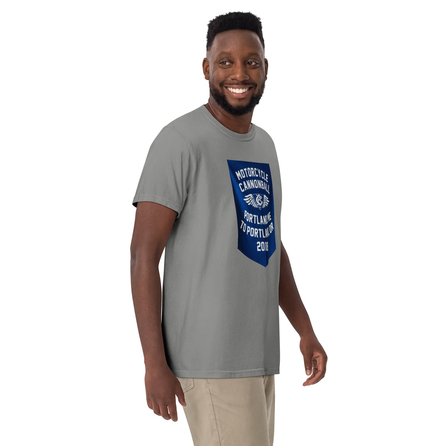 Cannonball Run MC Banner Style Unisex garment-dyed heavyweight t-shirt