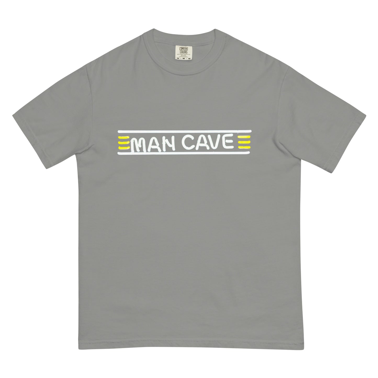 Man Cave Neon Style Unisex garment-dyed heavyweight t-shirt