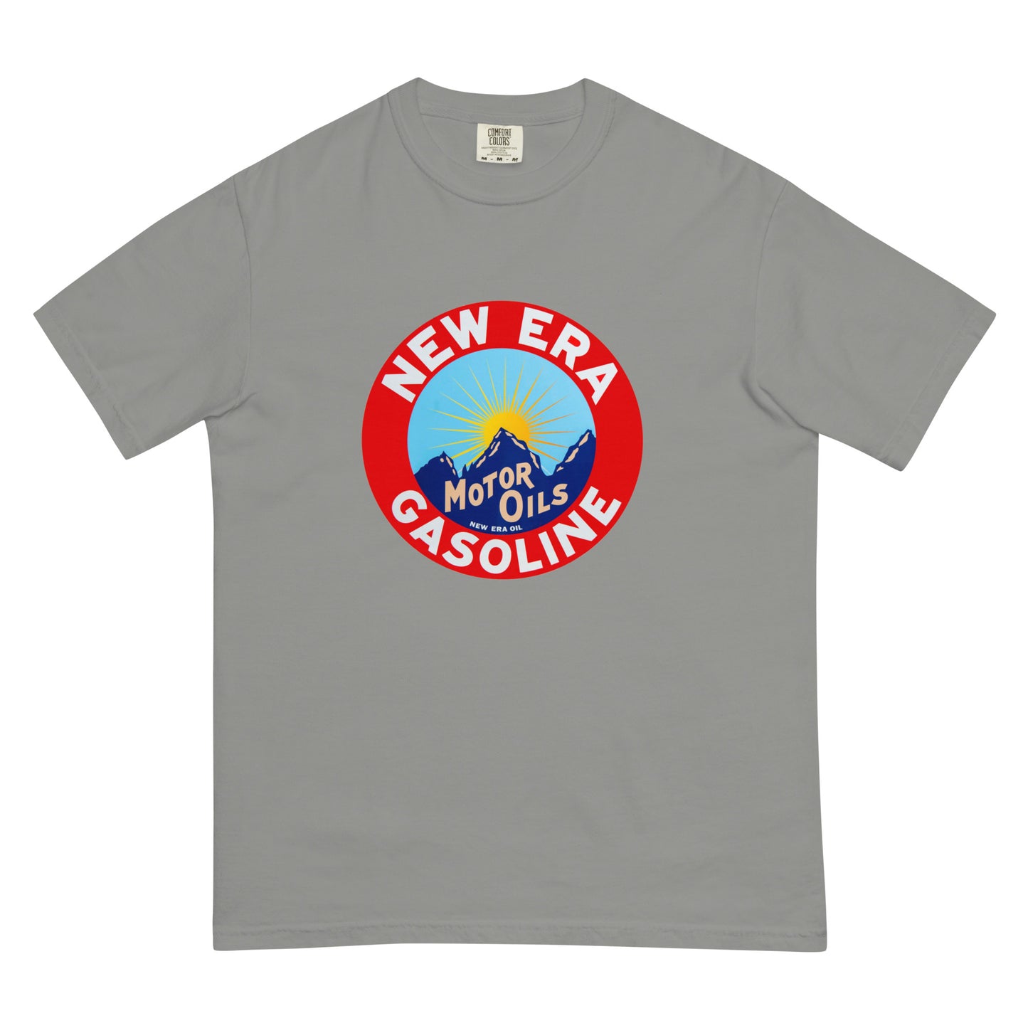 Retro Gas Sign New Era Unisex garment-dyed heavyweight t-shirt