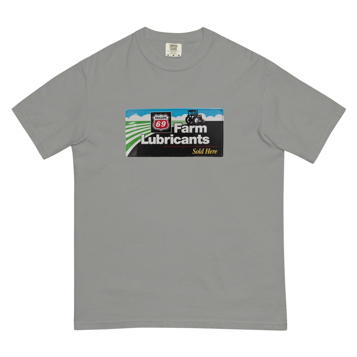 Phillips 69 License Plate Style Unisex garment-dyed heavyweight t-shirt