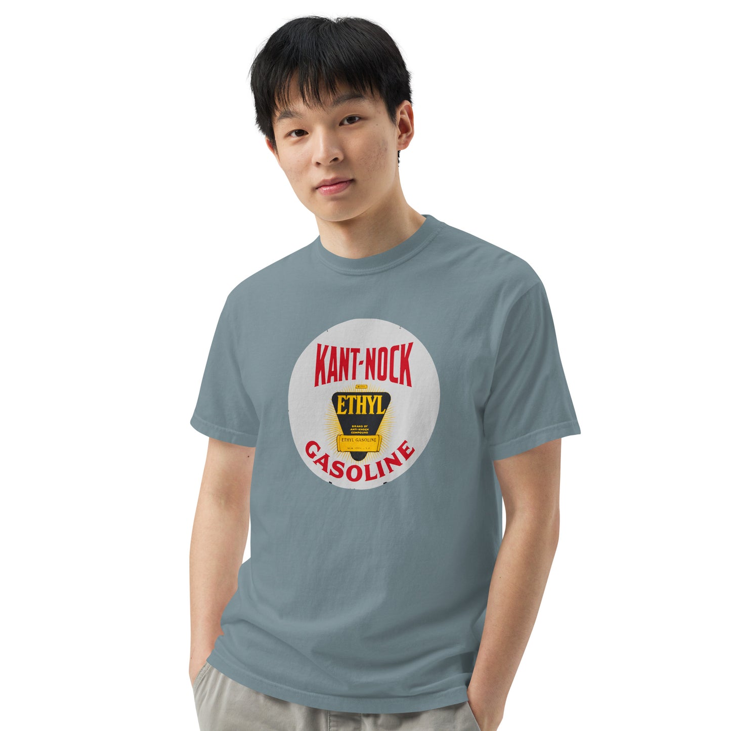 Vintage Kant Nock Gas Sign Unisex garment-dyed heavyweight t-shirt