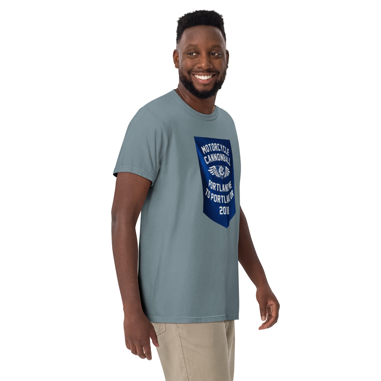 Cannonball Run MC Banner Style Unisex garment-dyed heavyweight t-shirt